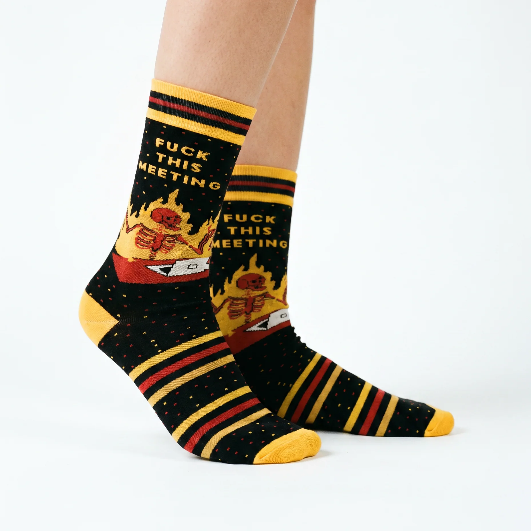 F**k This Meeting Socks - Small - Image 2