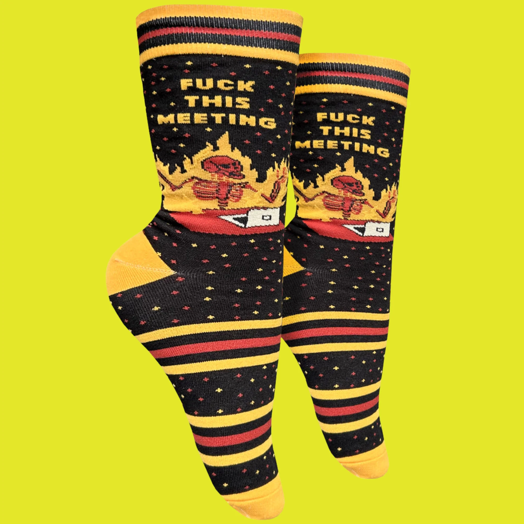 F**k This Meeting Socks - Small - Image 3