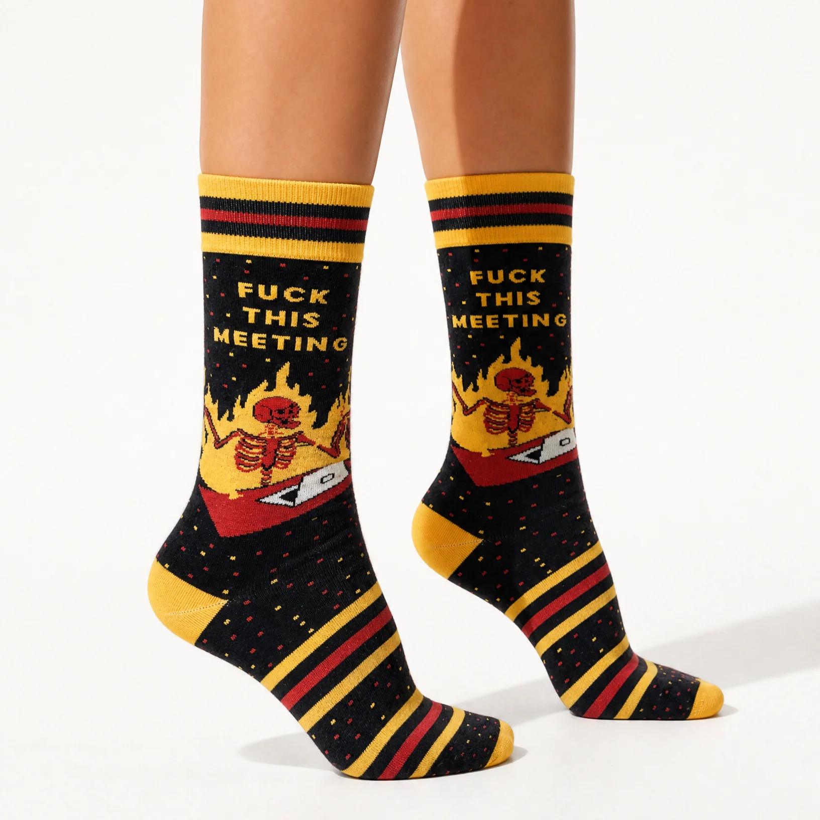 F**k This Meeting Socks - Small - Image 4