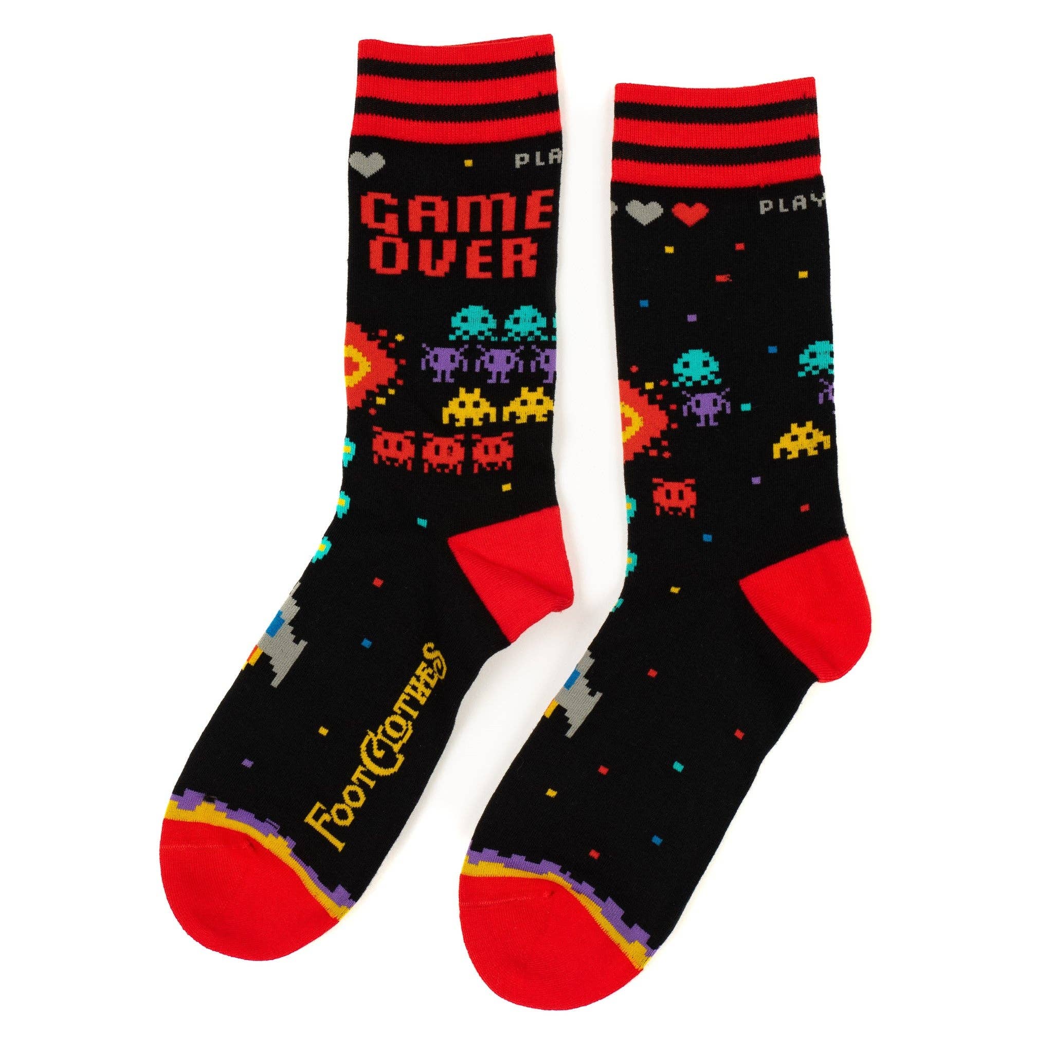 Game Over 80s Video Game Socks - Image 3