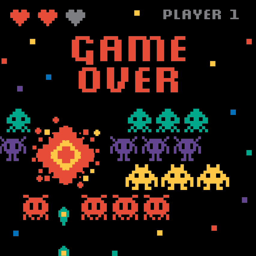 Game Over 80s Video Game Socks - Image 7