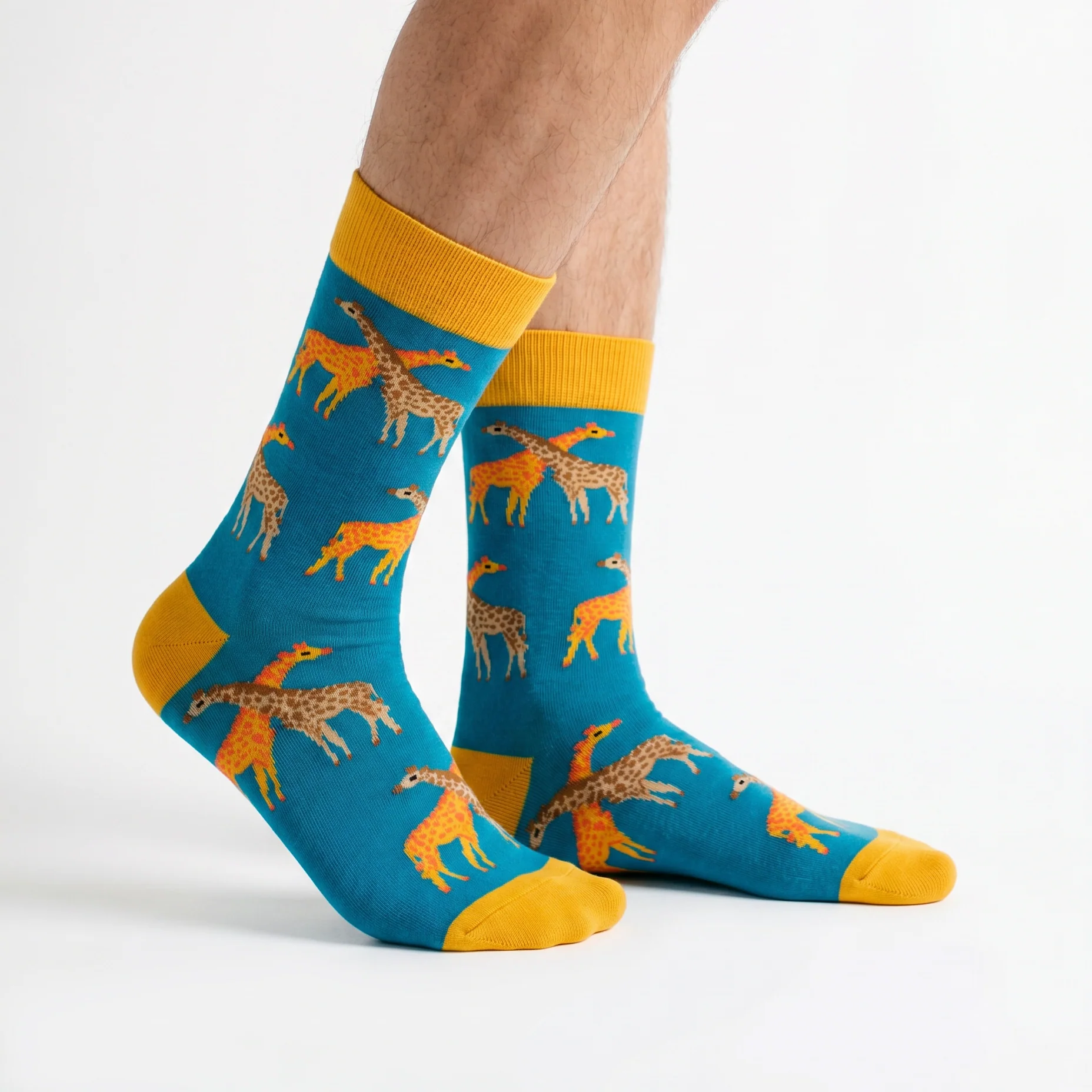 Giraffe Socks - What's the weather like up there? - Image 2