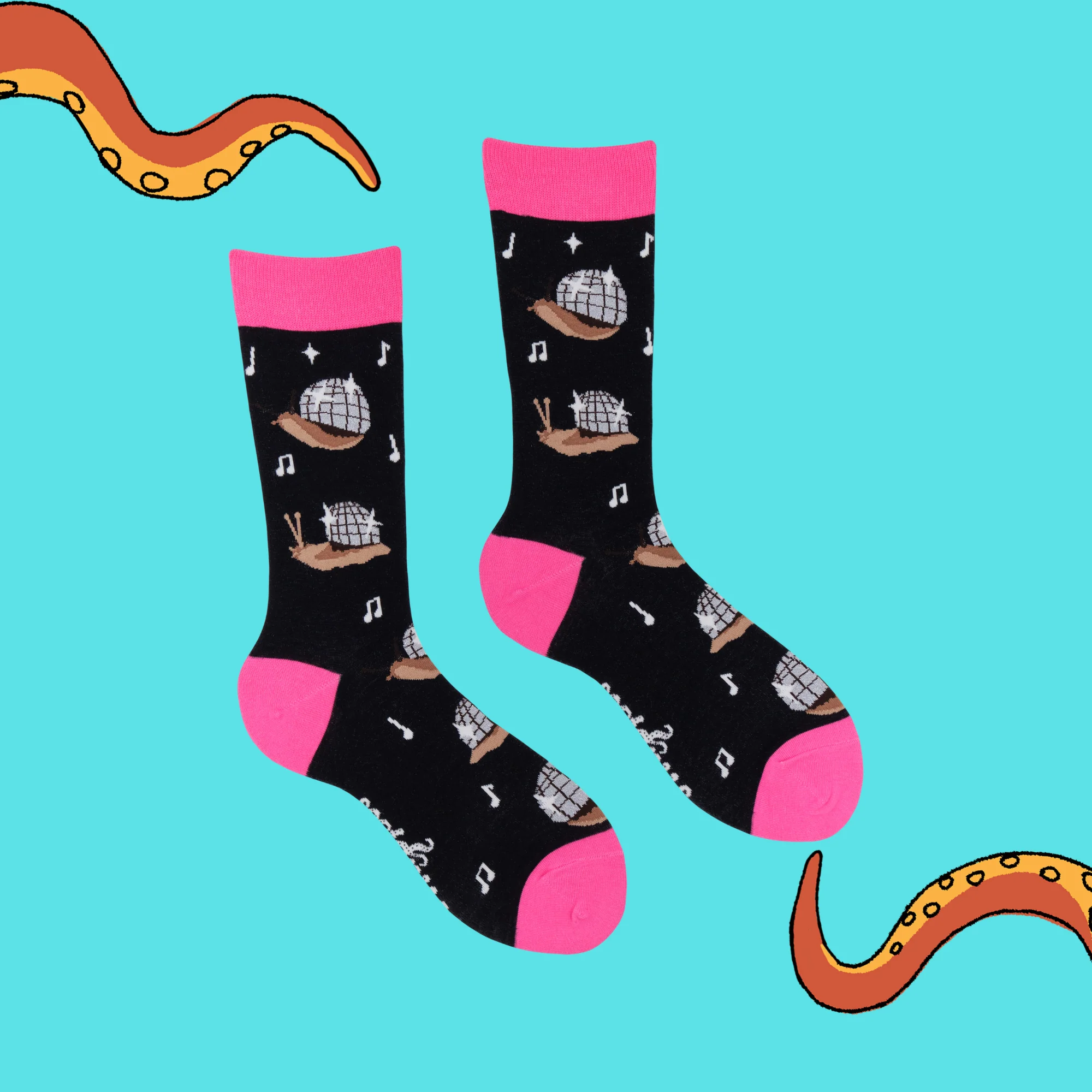 Disco Snail Socks - Escarglow - Image 3