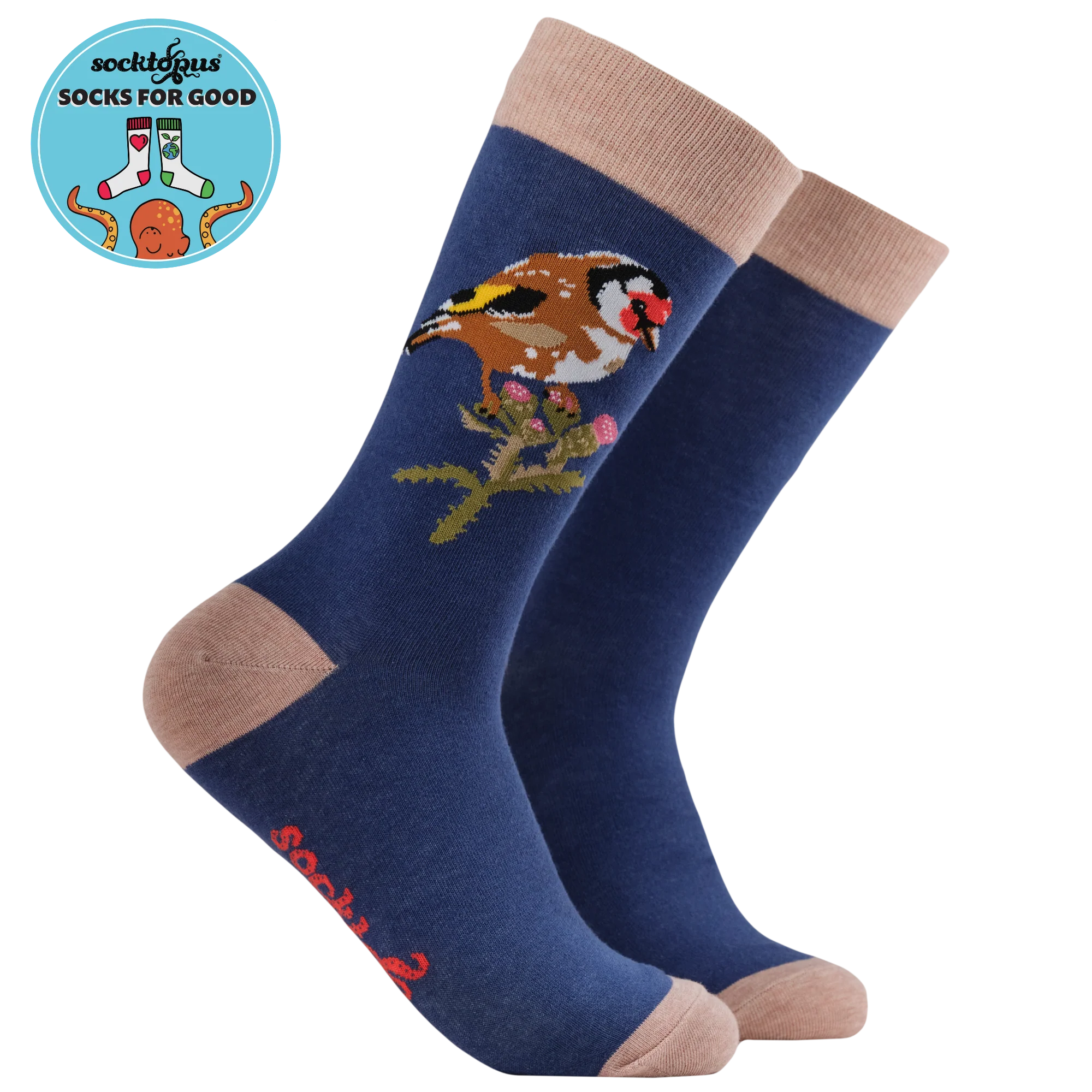 Goldfinch Socks - Socktopus X Robert E Fuller