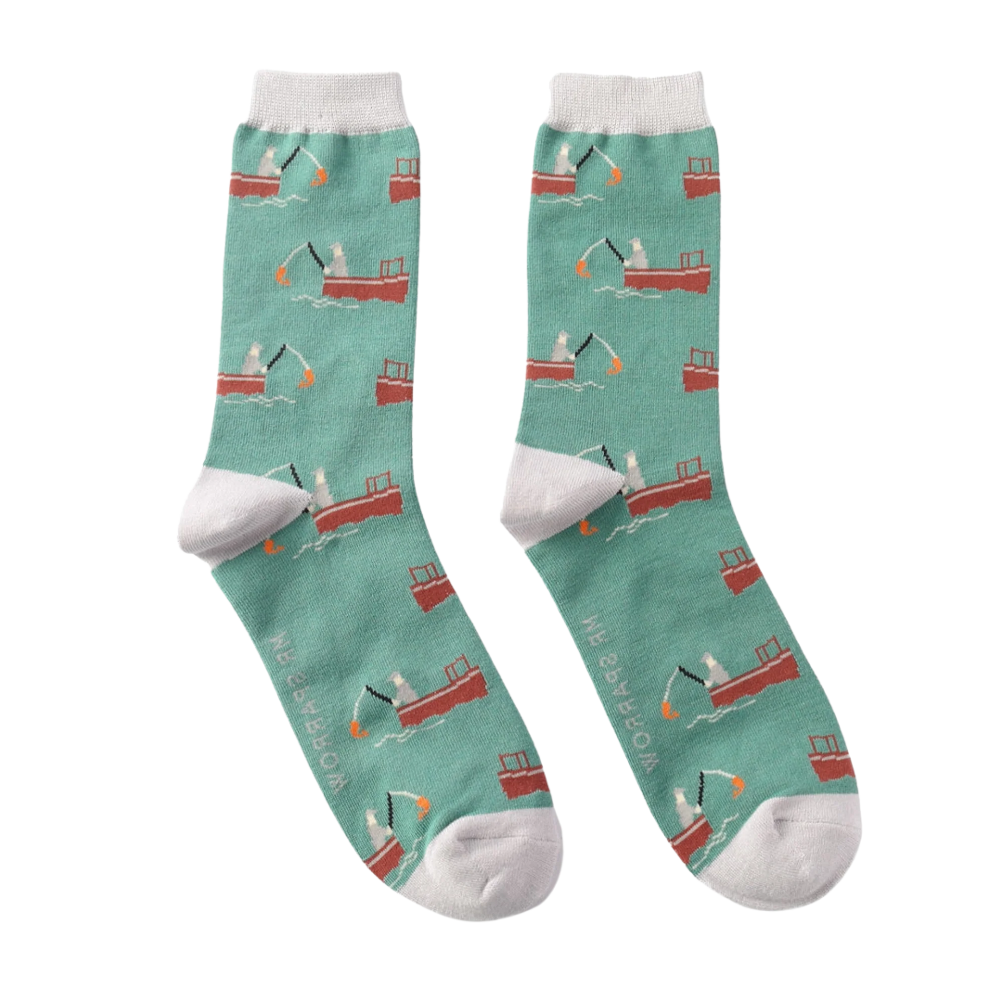 Bamboo Socks - Gone Fishing - Miss Sparrow