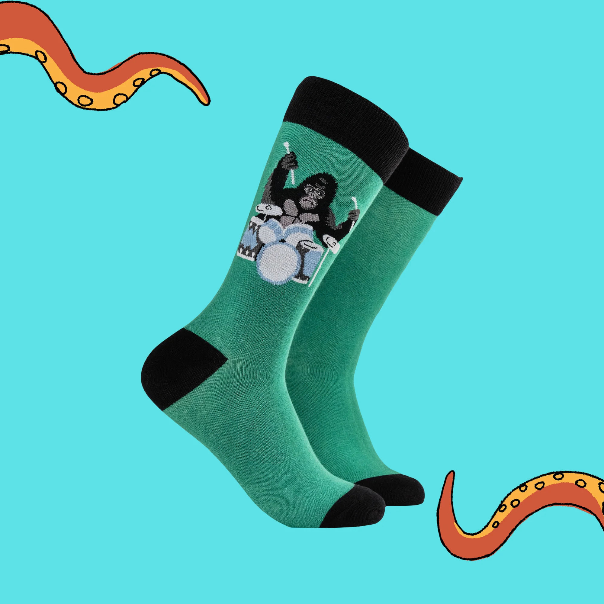 Gorilla Drumming Socks - Image 3