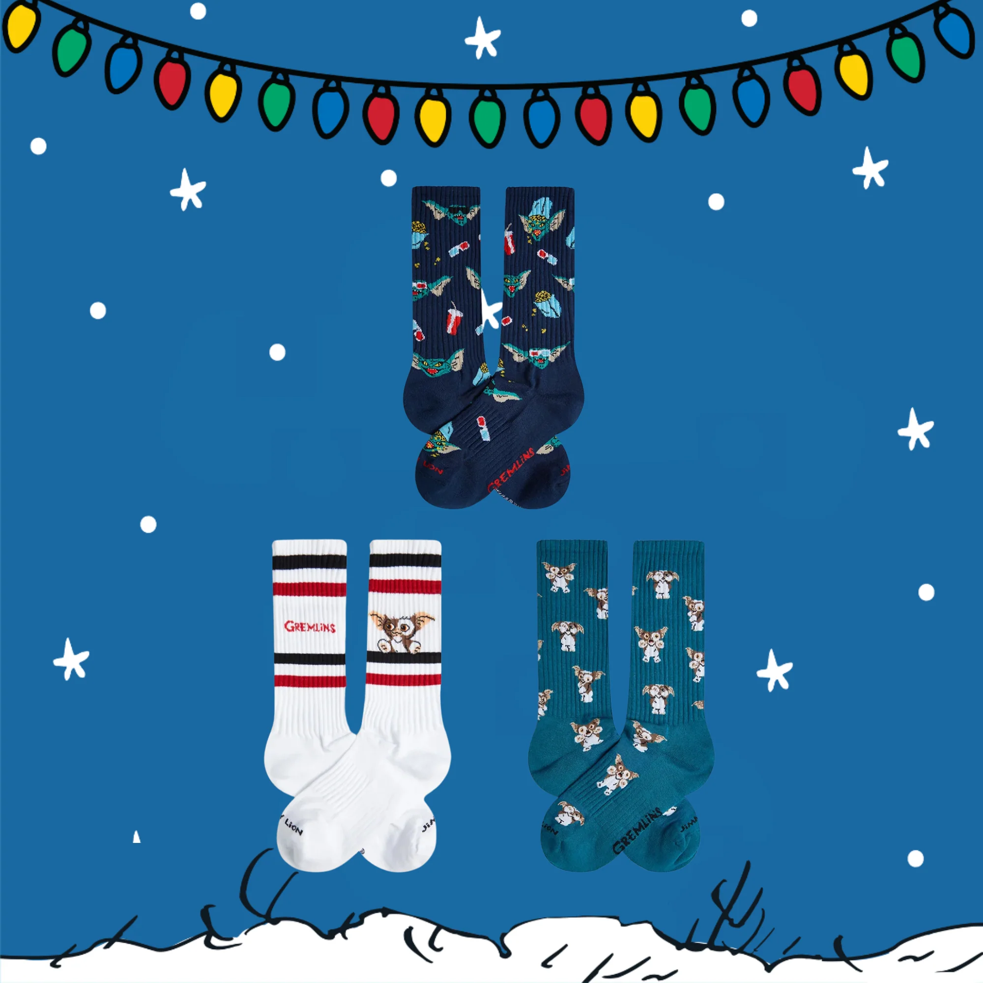 Gremlins Athletic Socks Gift Pack - Image 2