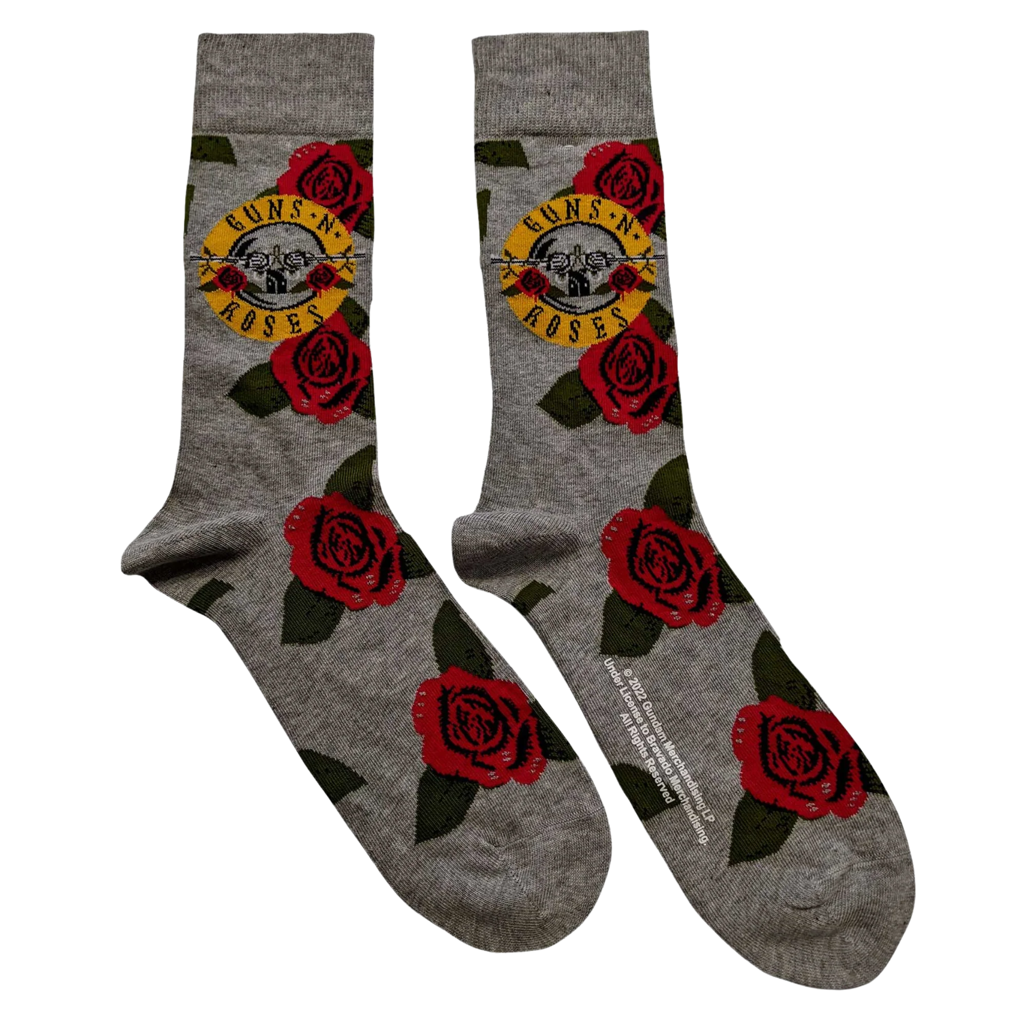 Guns N' Roses Bullet Roses Socks