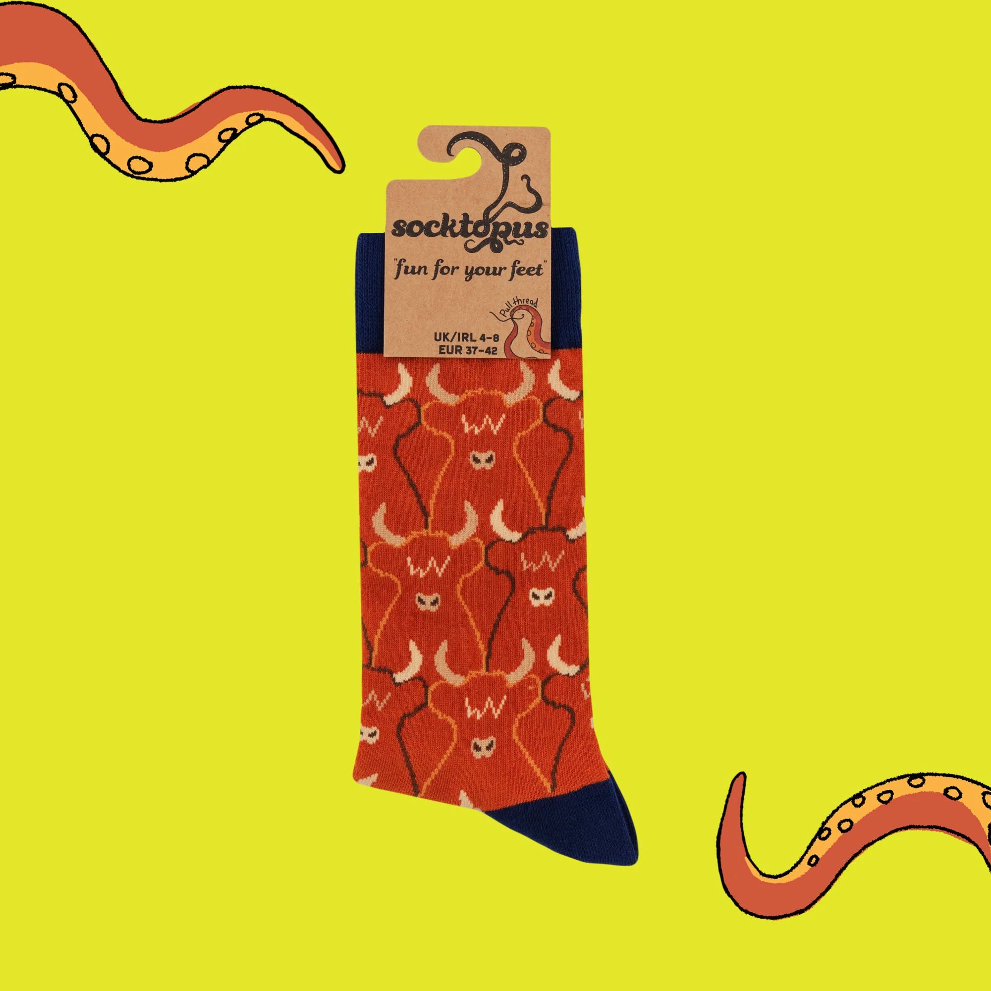 Highland Cow Socks - Herd Mentality - Image 4