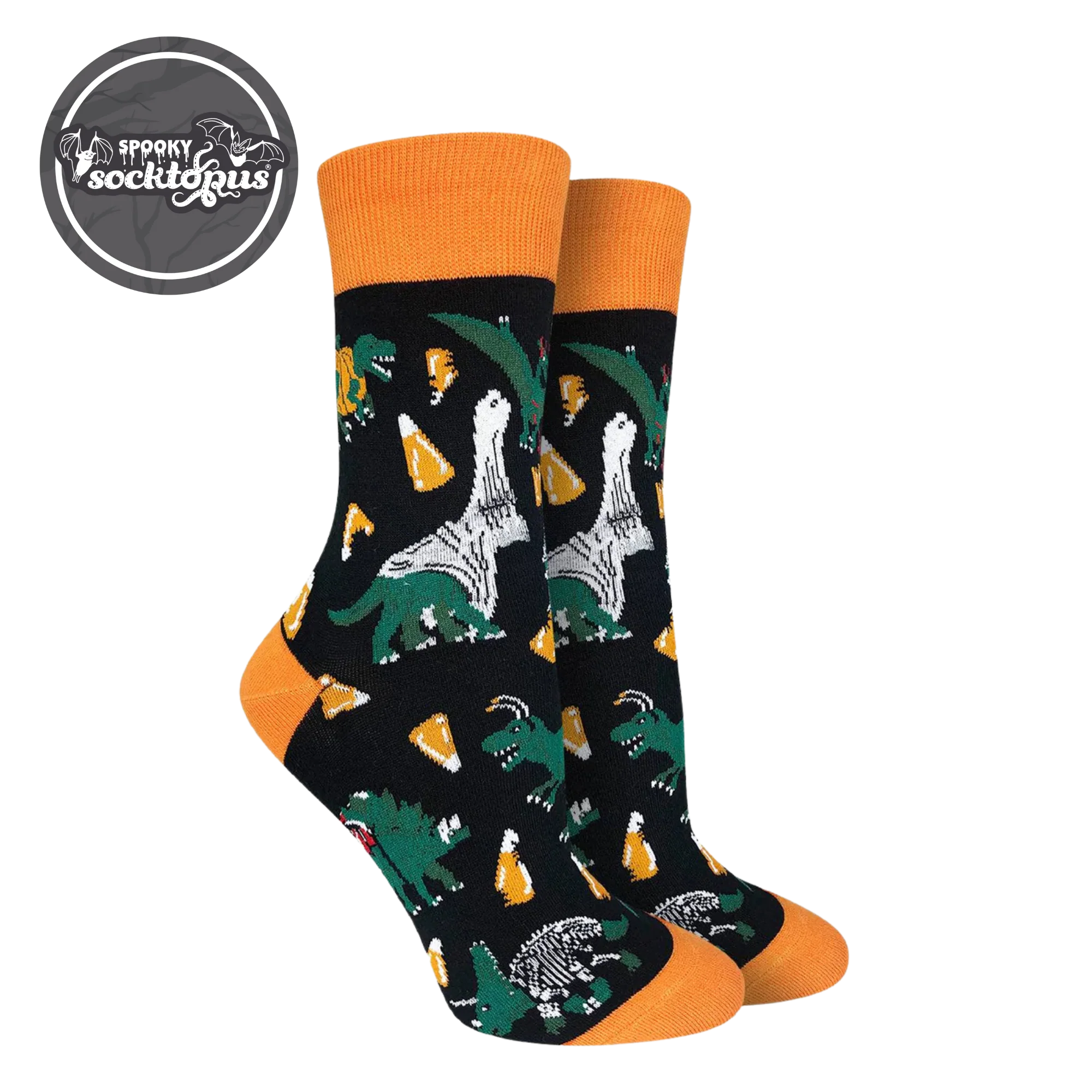 Halloween Dinosaurs Socks