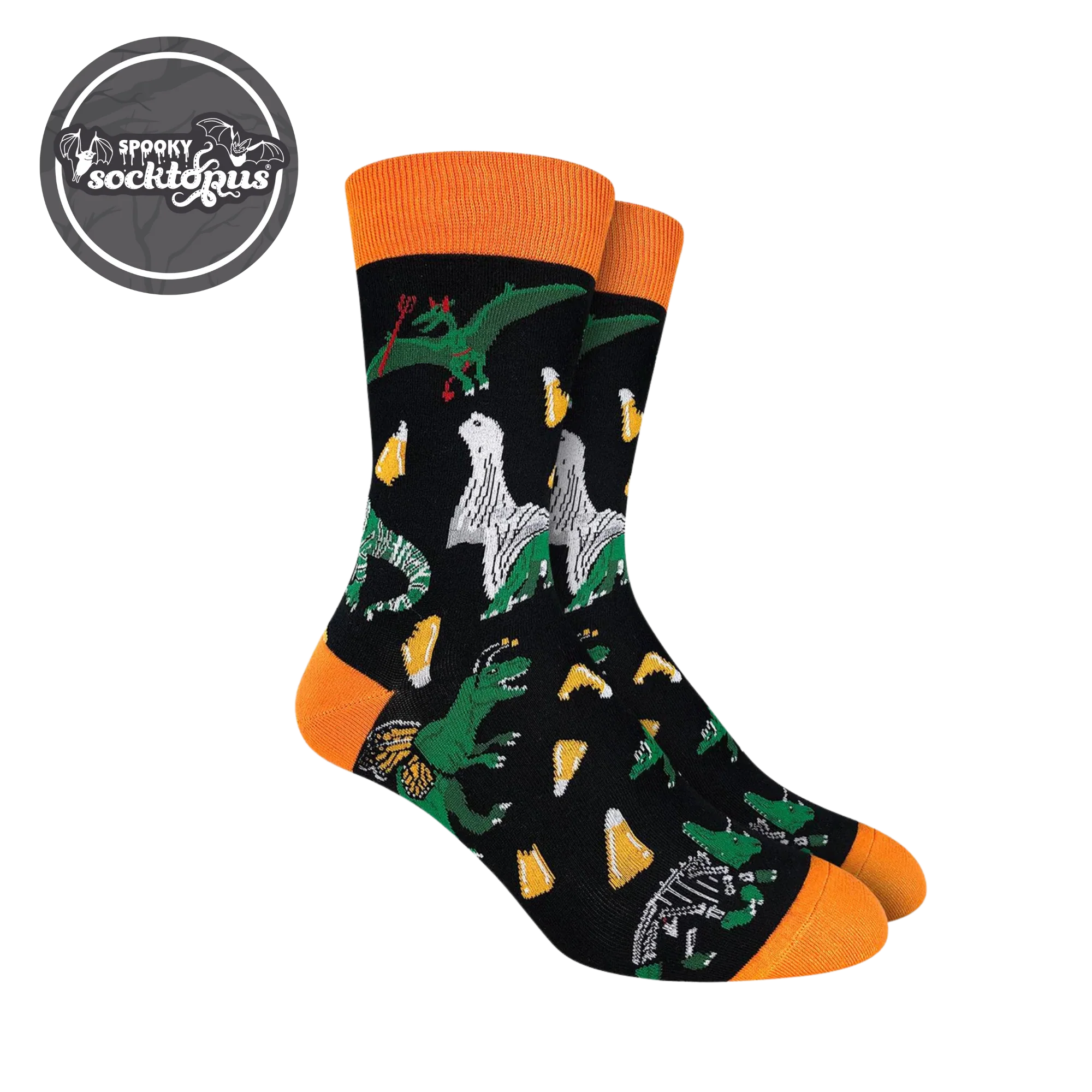 Halloween Dinosaurs Socks - Image 2