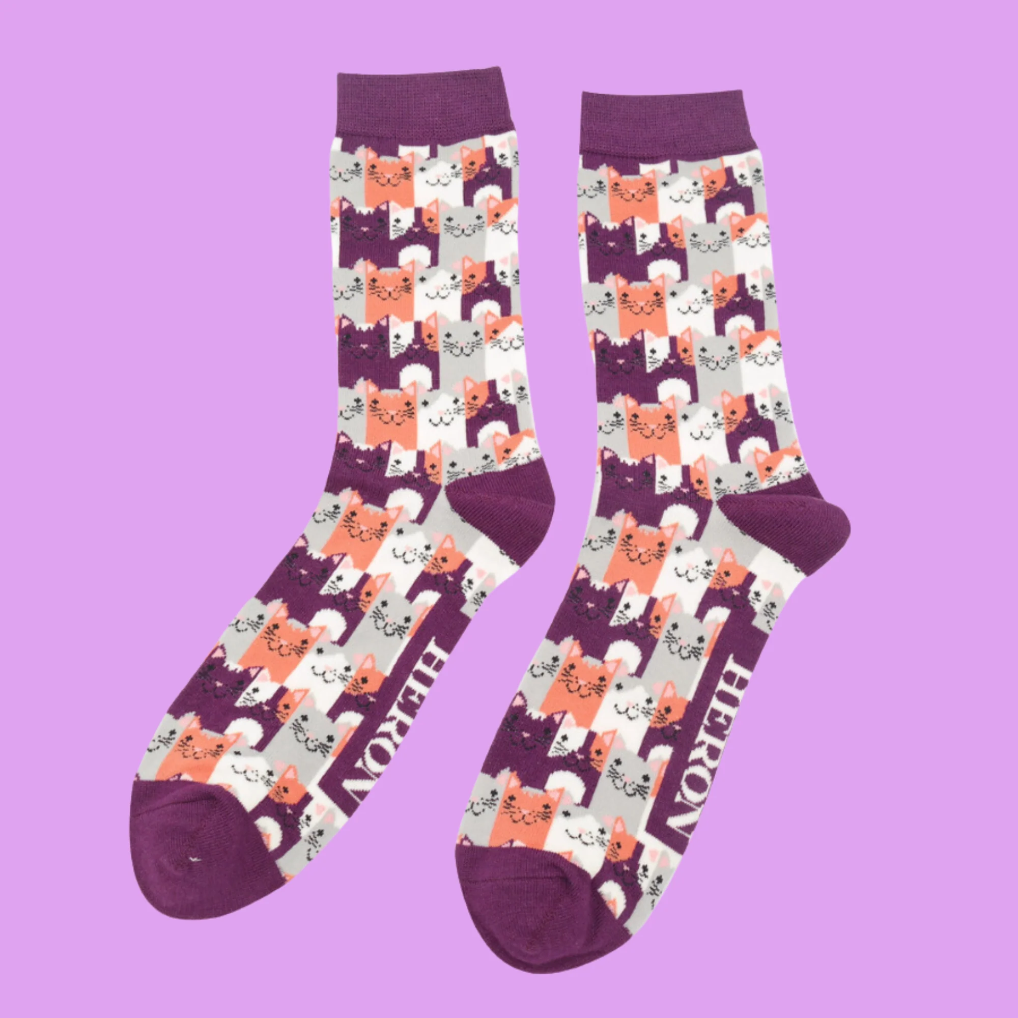 Happy Cats Bamboo Socks - Miss Sparrow - Image 14