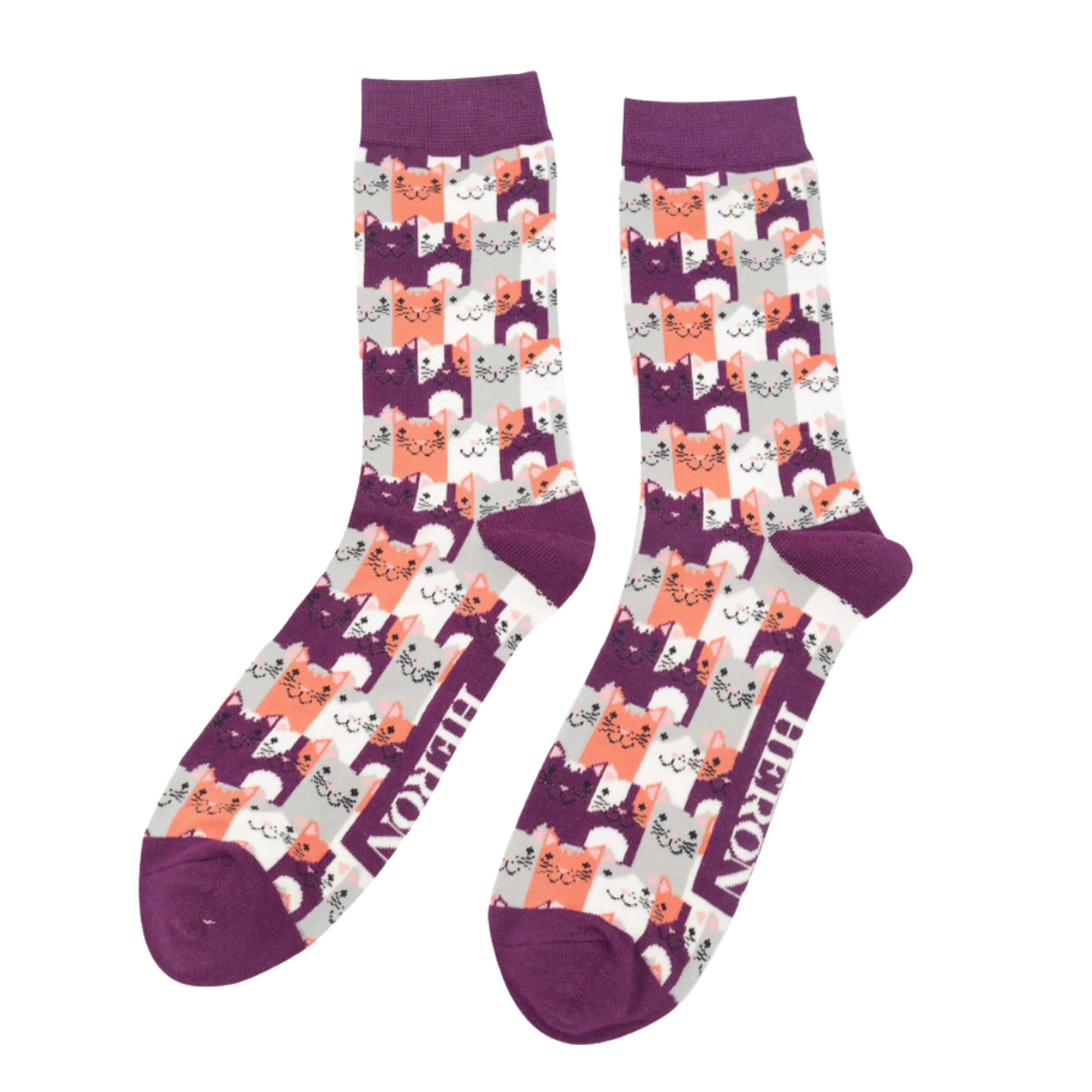 Happy Cats Bamboo Socks - Miss Sparrow - Image 6