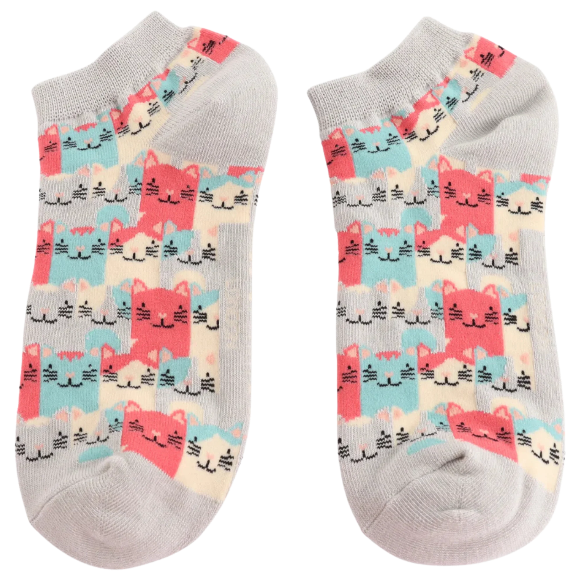Happy Cats Bamboo Trainer Socks - Image 2