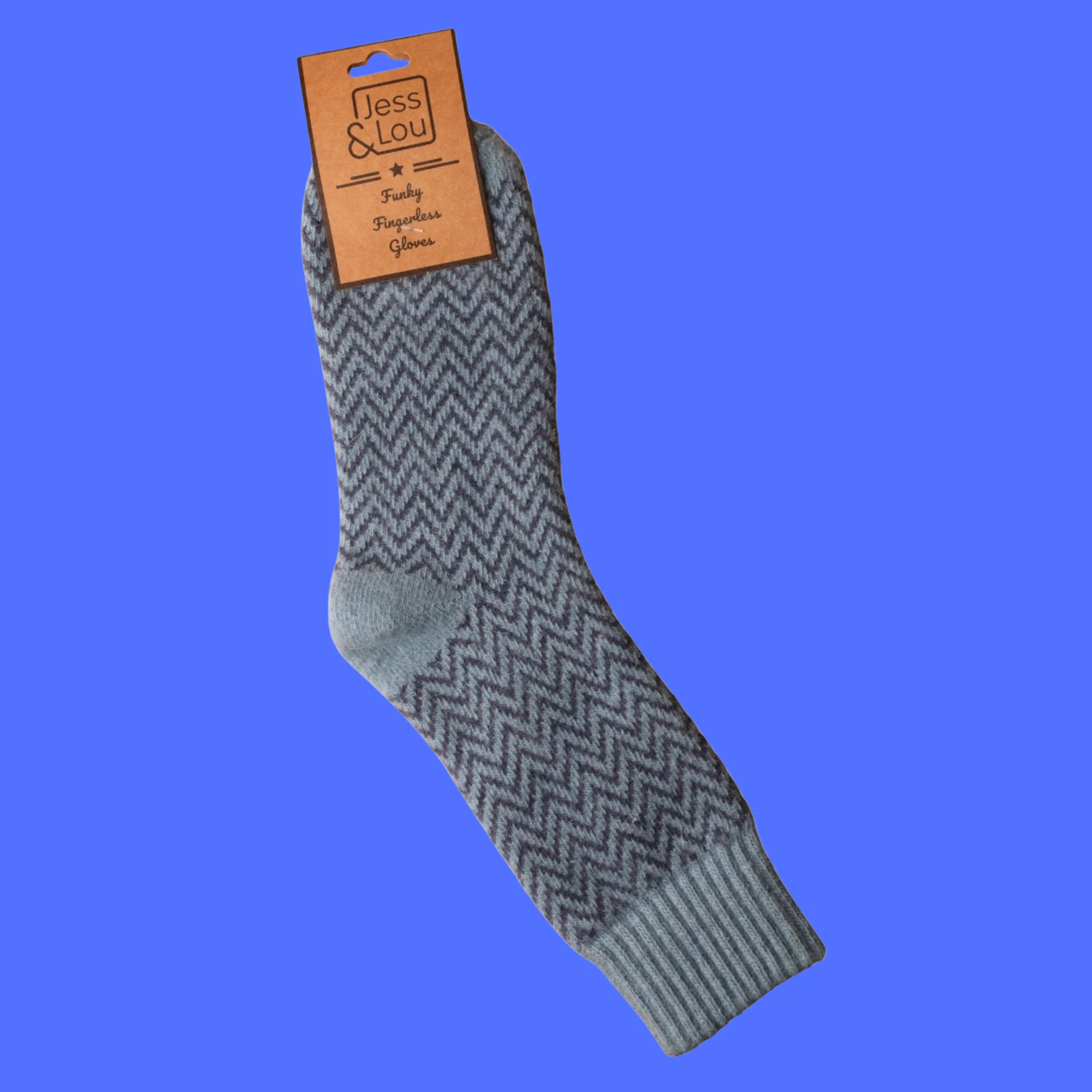 Herringbone Ribbed Cosy Socks - Image 11