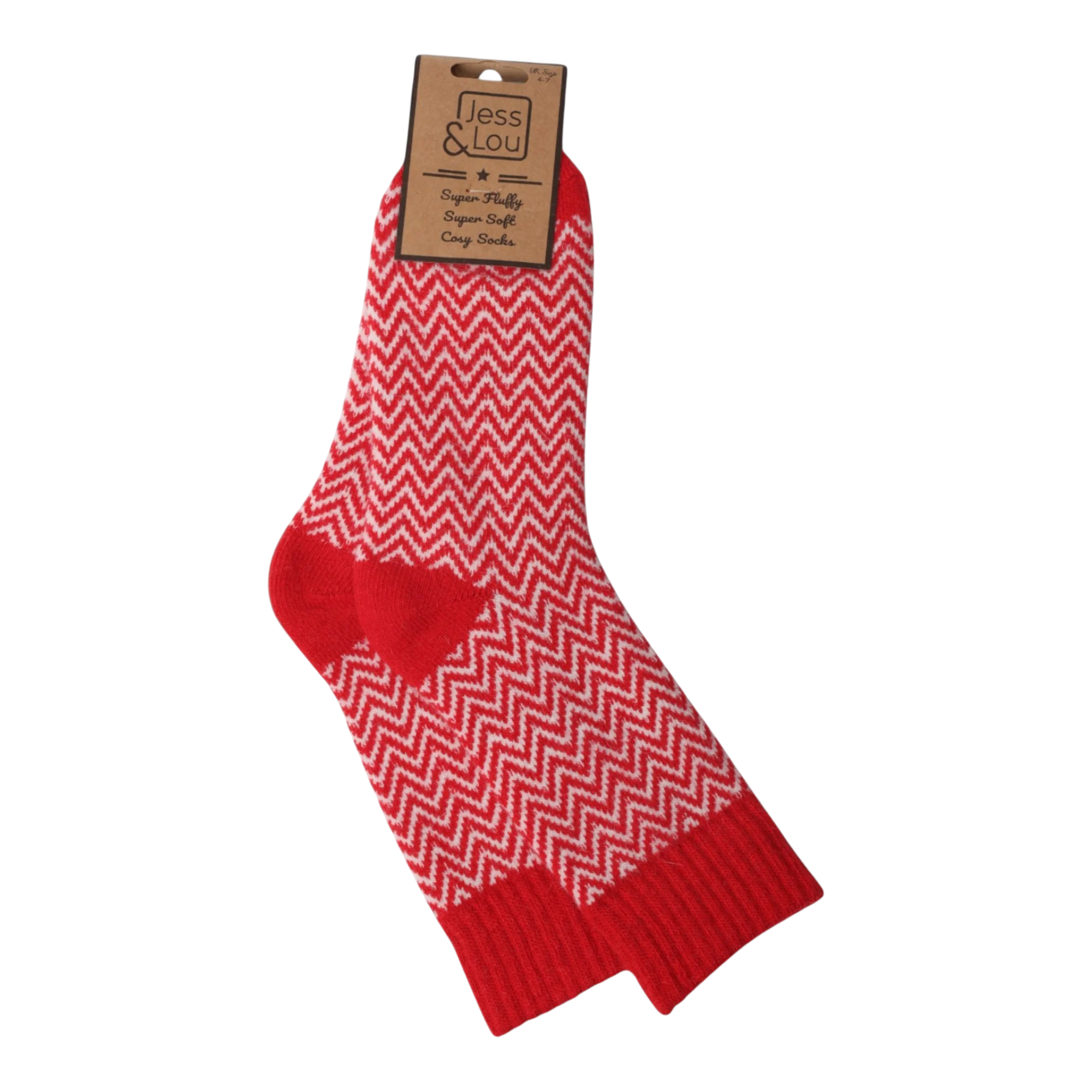Herringbone Ribbed Cosy Socks - Image 15