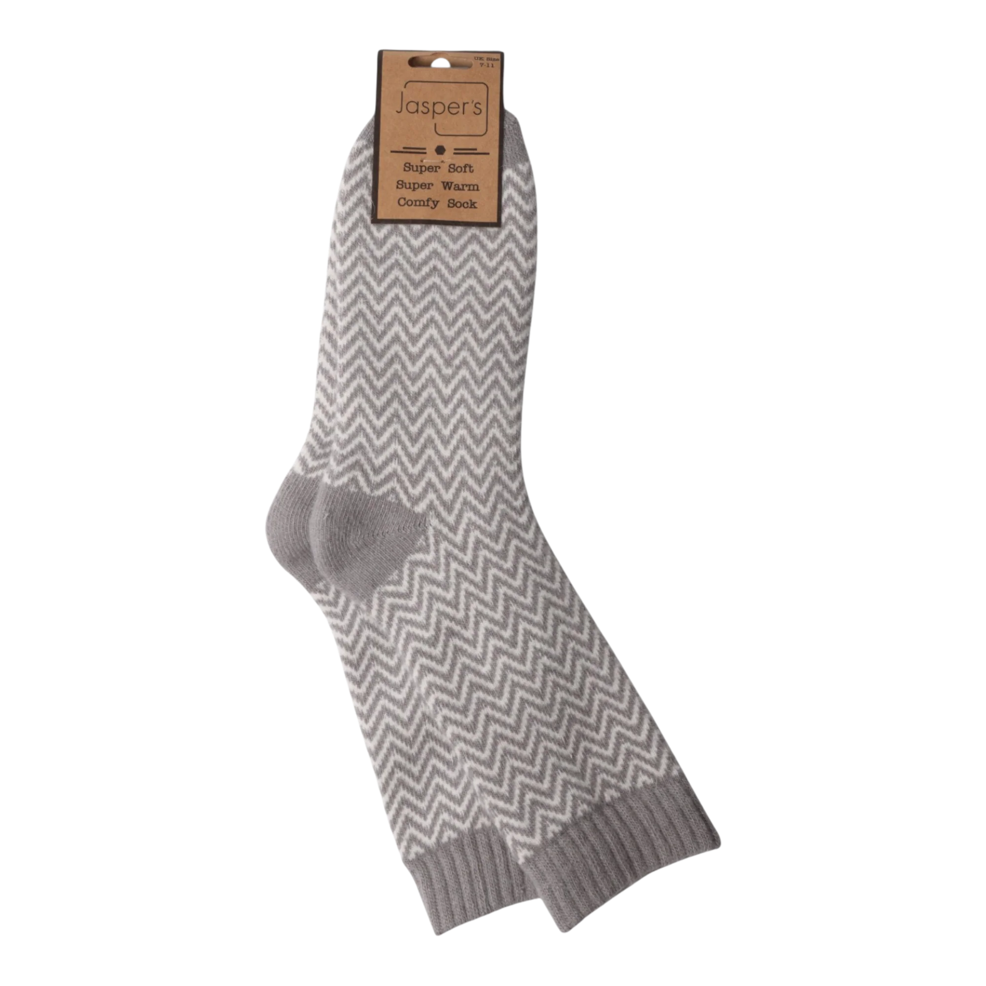 Herringbone Ribbed Cosy Socks - Image 17