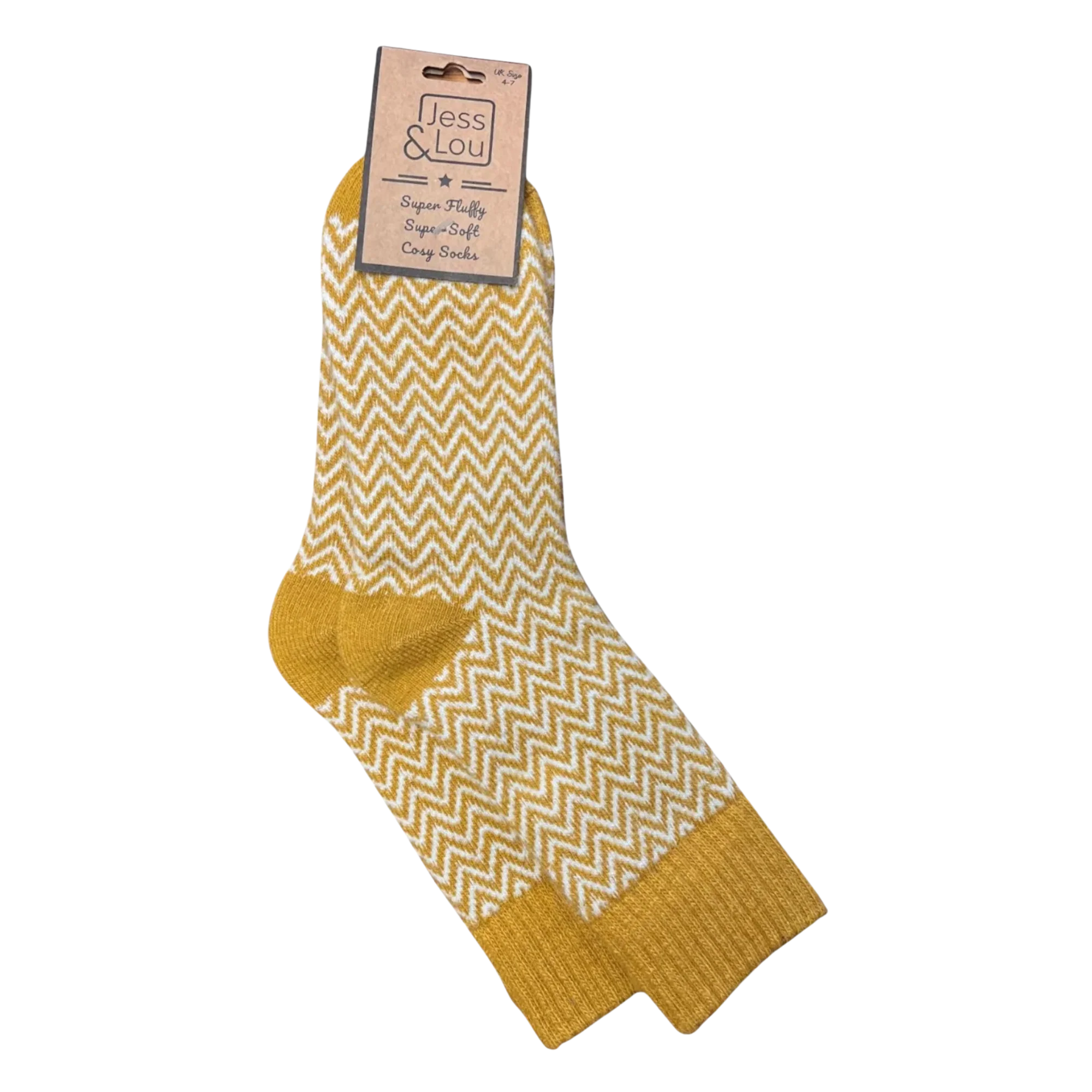 Herringbone Ribbed Cosy Socks - Image 18