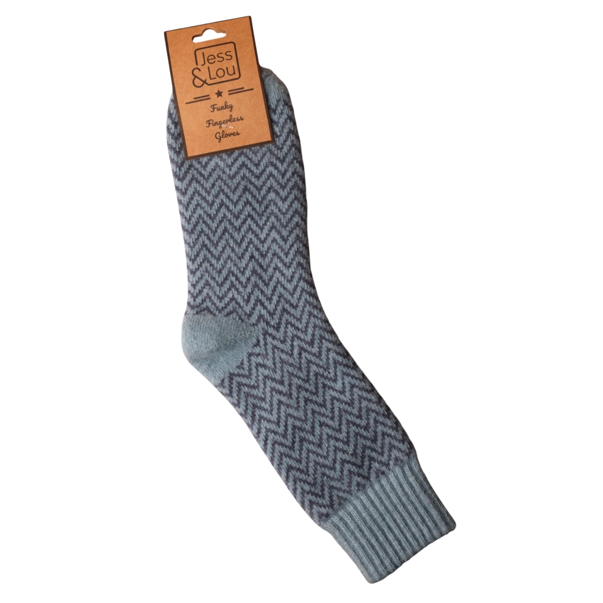 Herringbone Ribbed Cosy Socks - Image 19