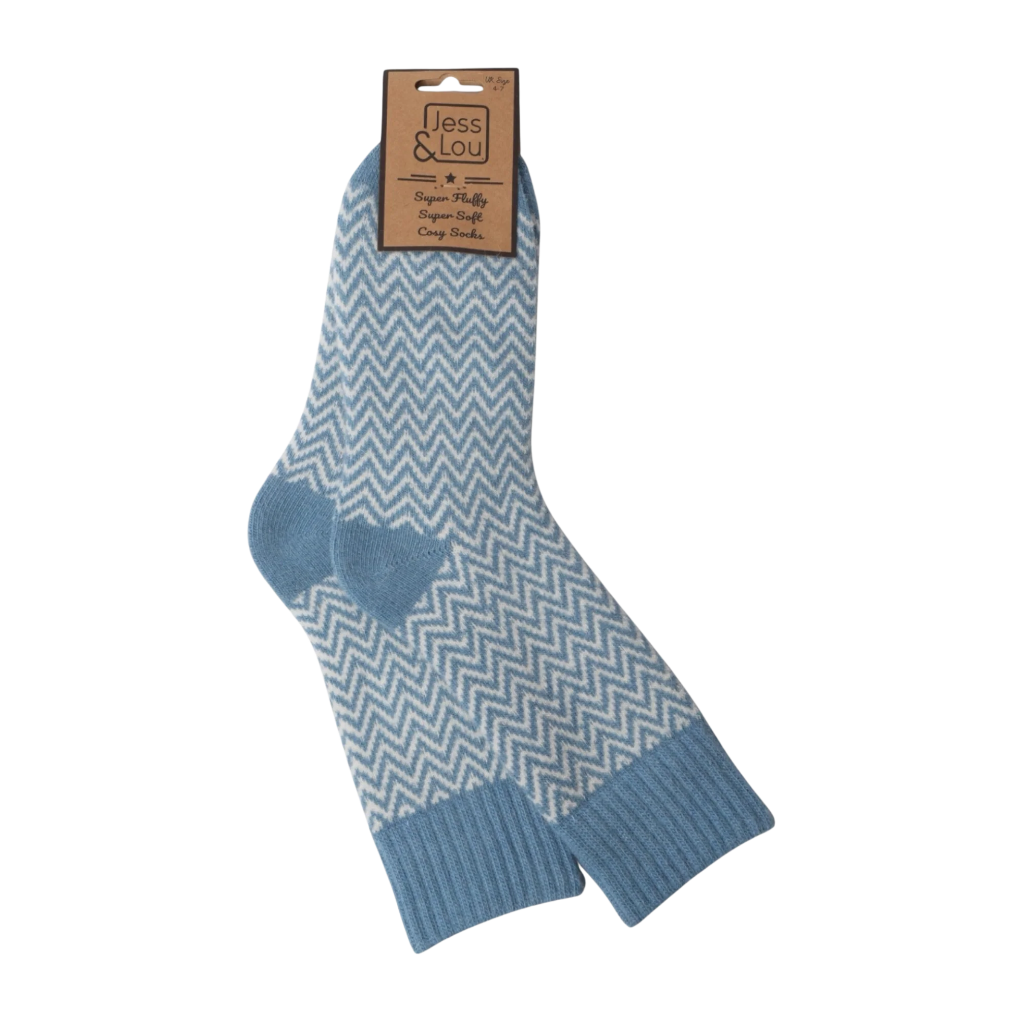 Herringbone Ribbed Cosy Socks - Image 21