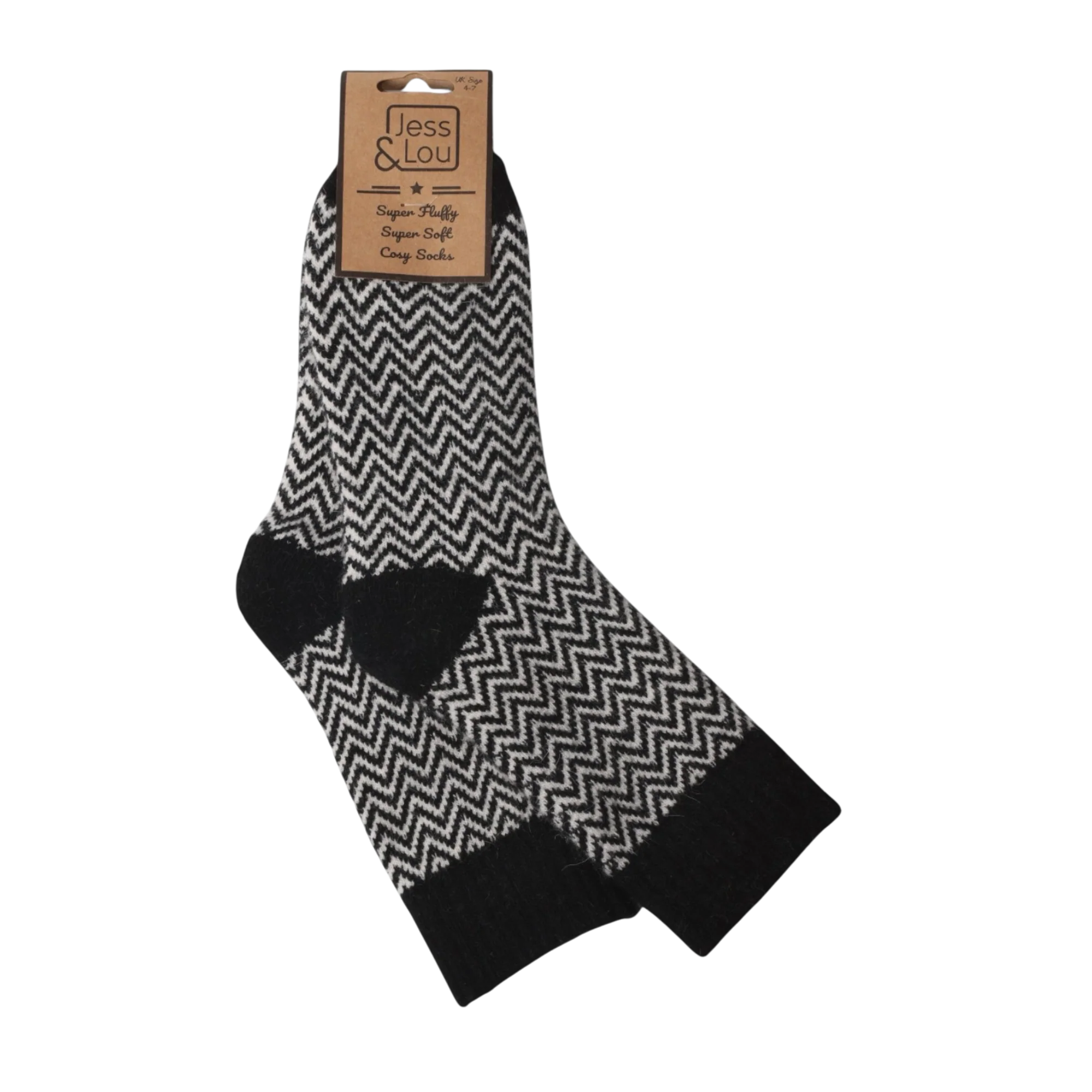 Herringbone Ribbed Cosy Socks - Image 24