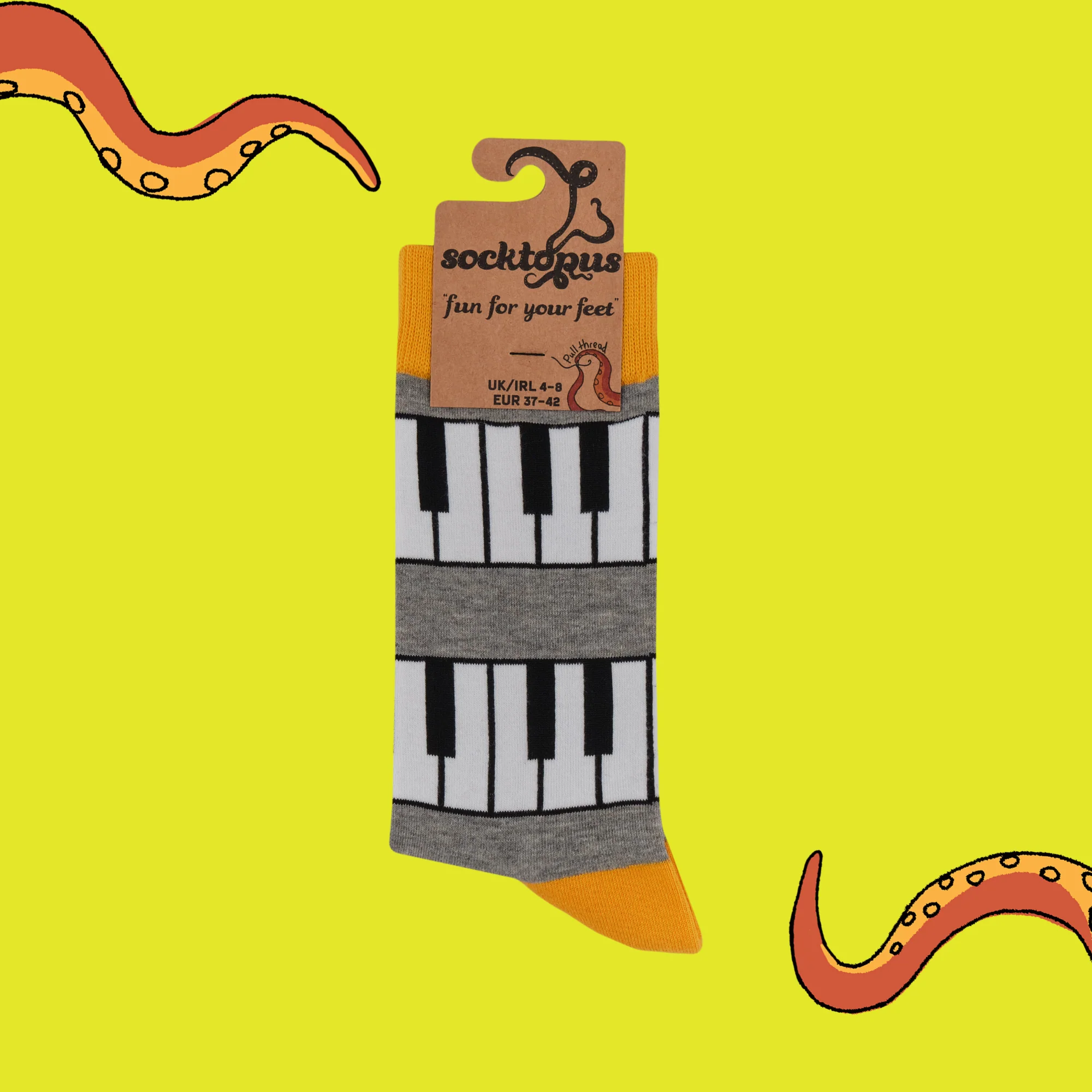 Piano Socks - Head, Shoulders, Keys & Toes - Image 5