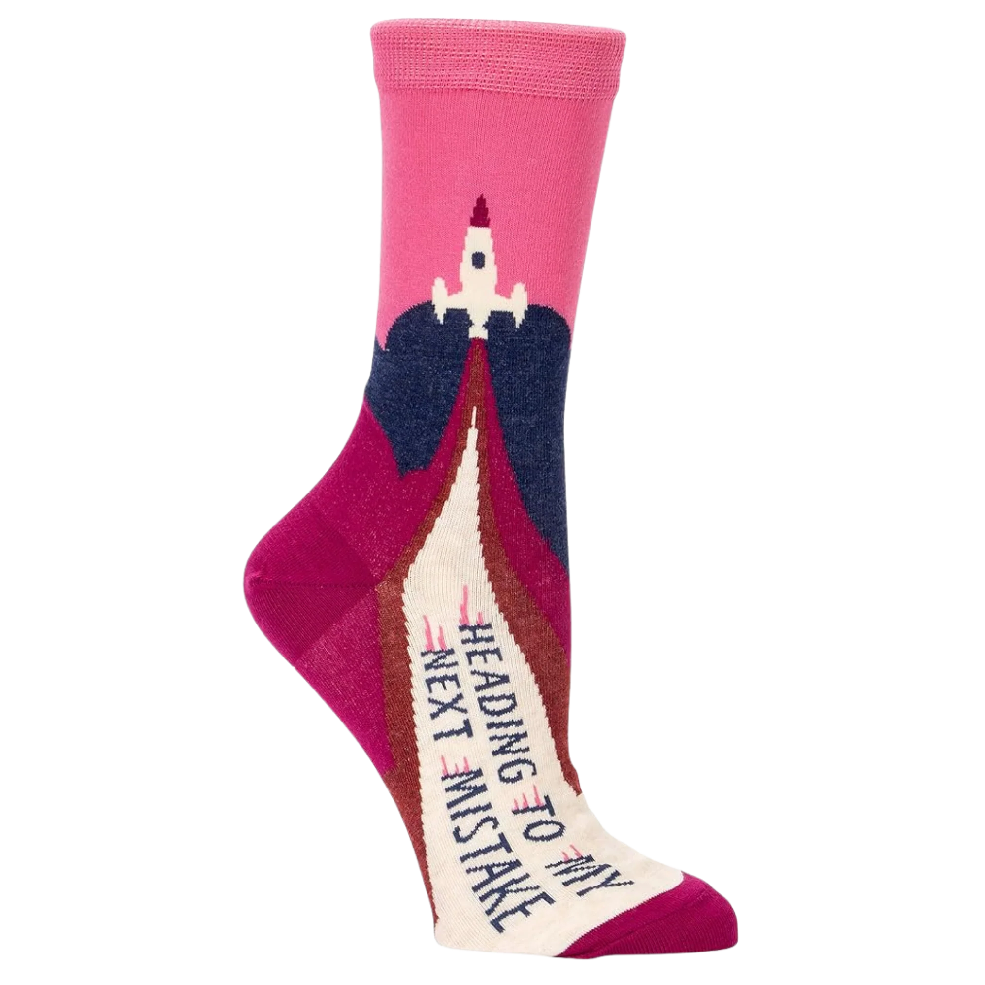 Heading to My Next Mistake Socks