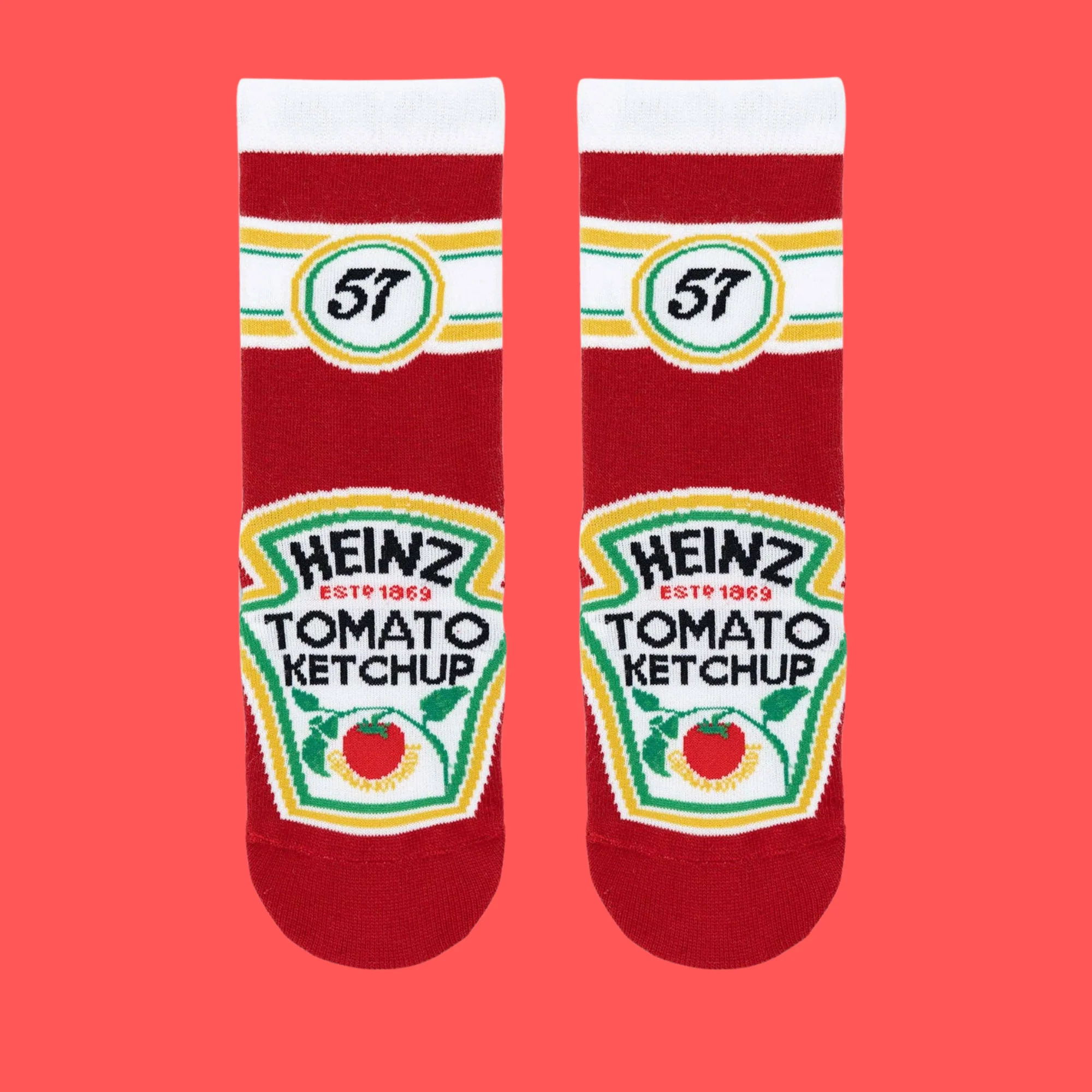 Heinz Tomato Ketchup Kids' Socks - Image 2