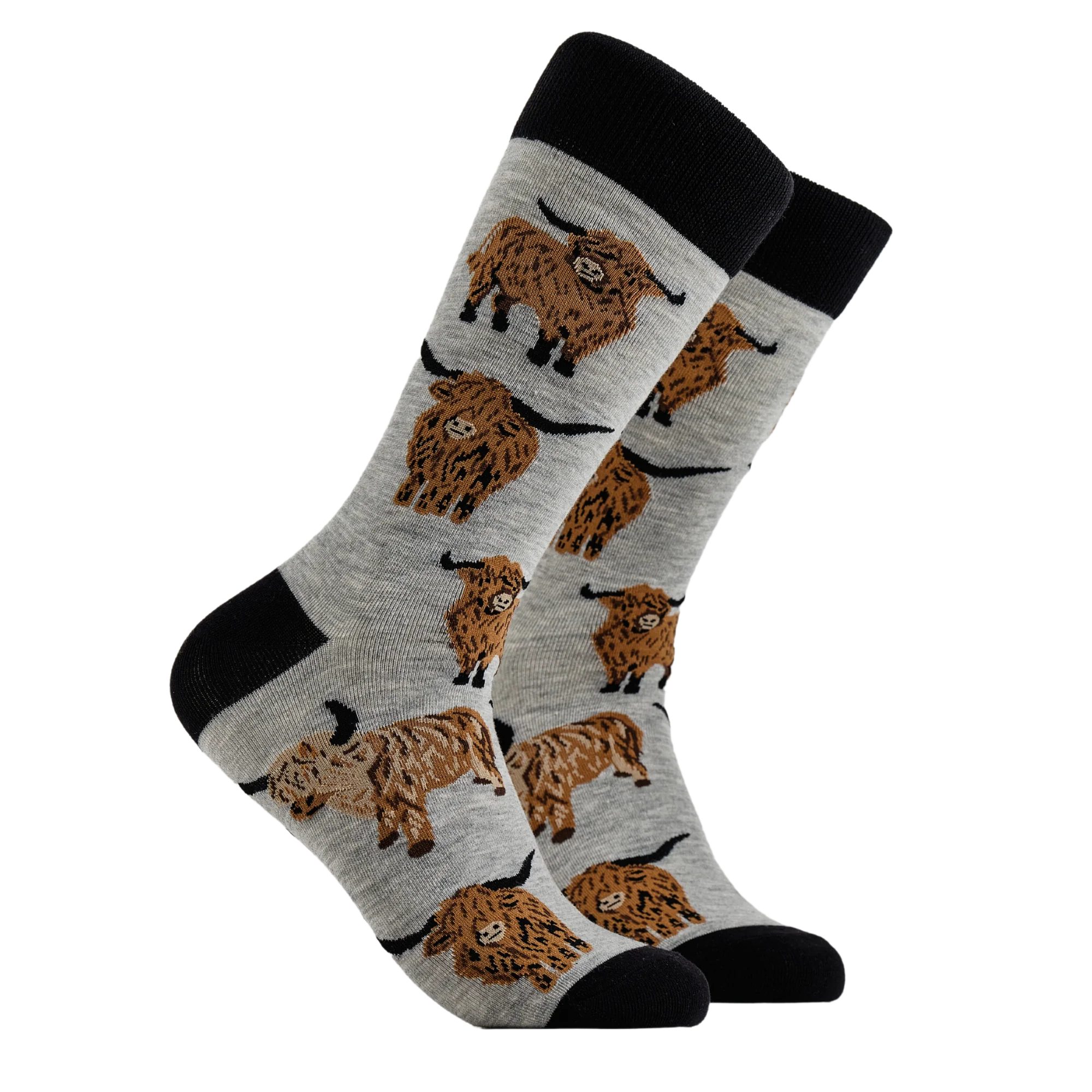 Highland Cow Socks - Och Aye the Moo! - XS - Image 5
