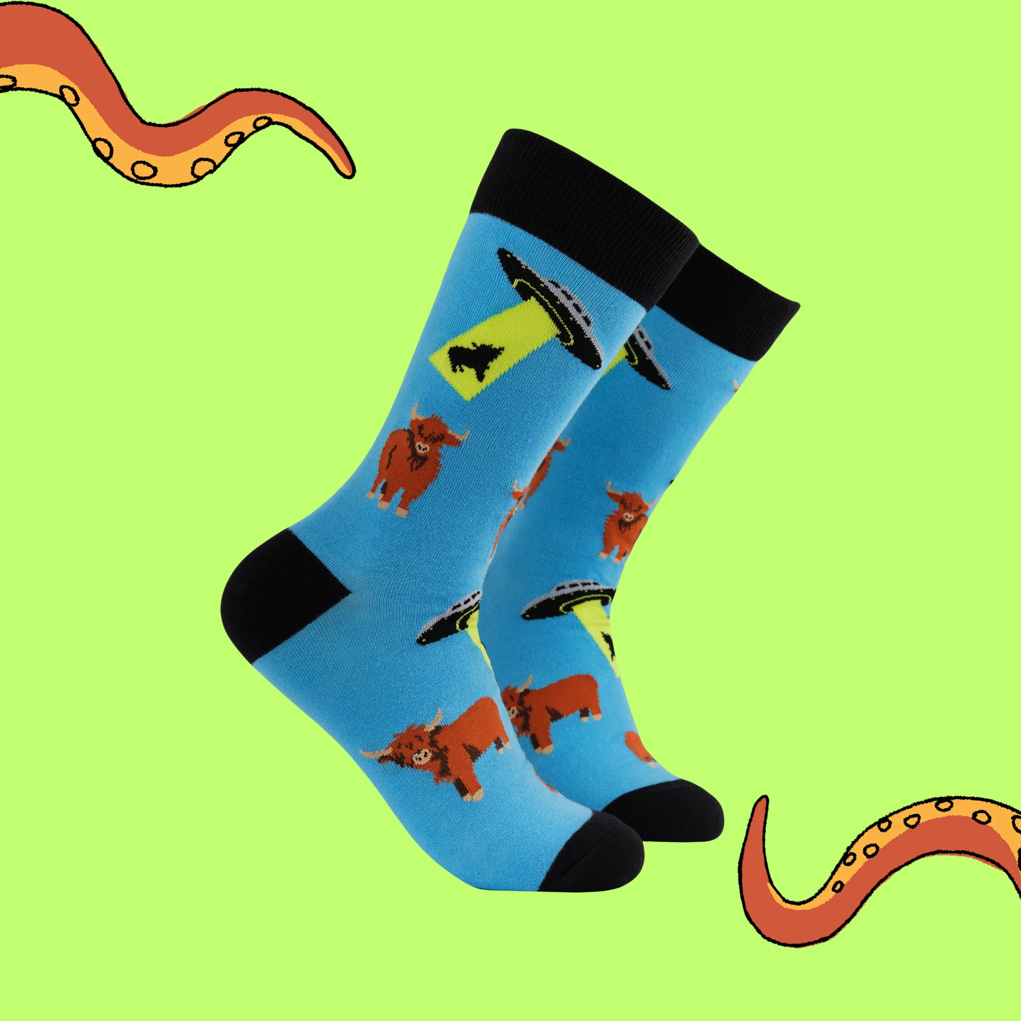 UFO: Unidentified Farm Object Socks - Image 2