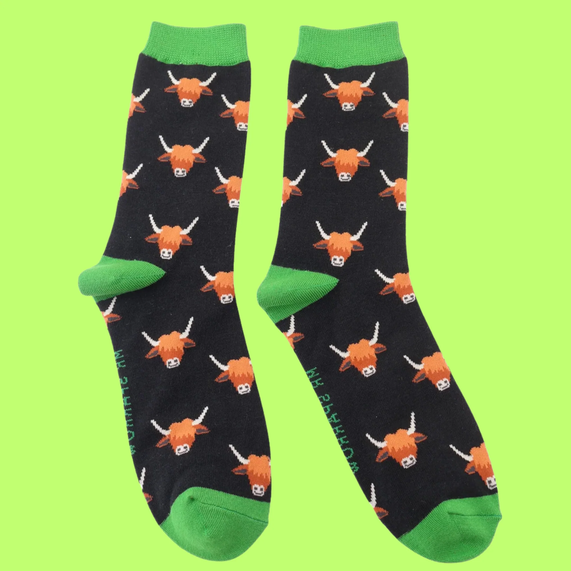 Bamboo Socks - Highland Cows - Miss Sparrow - Image 3