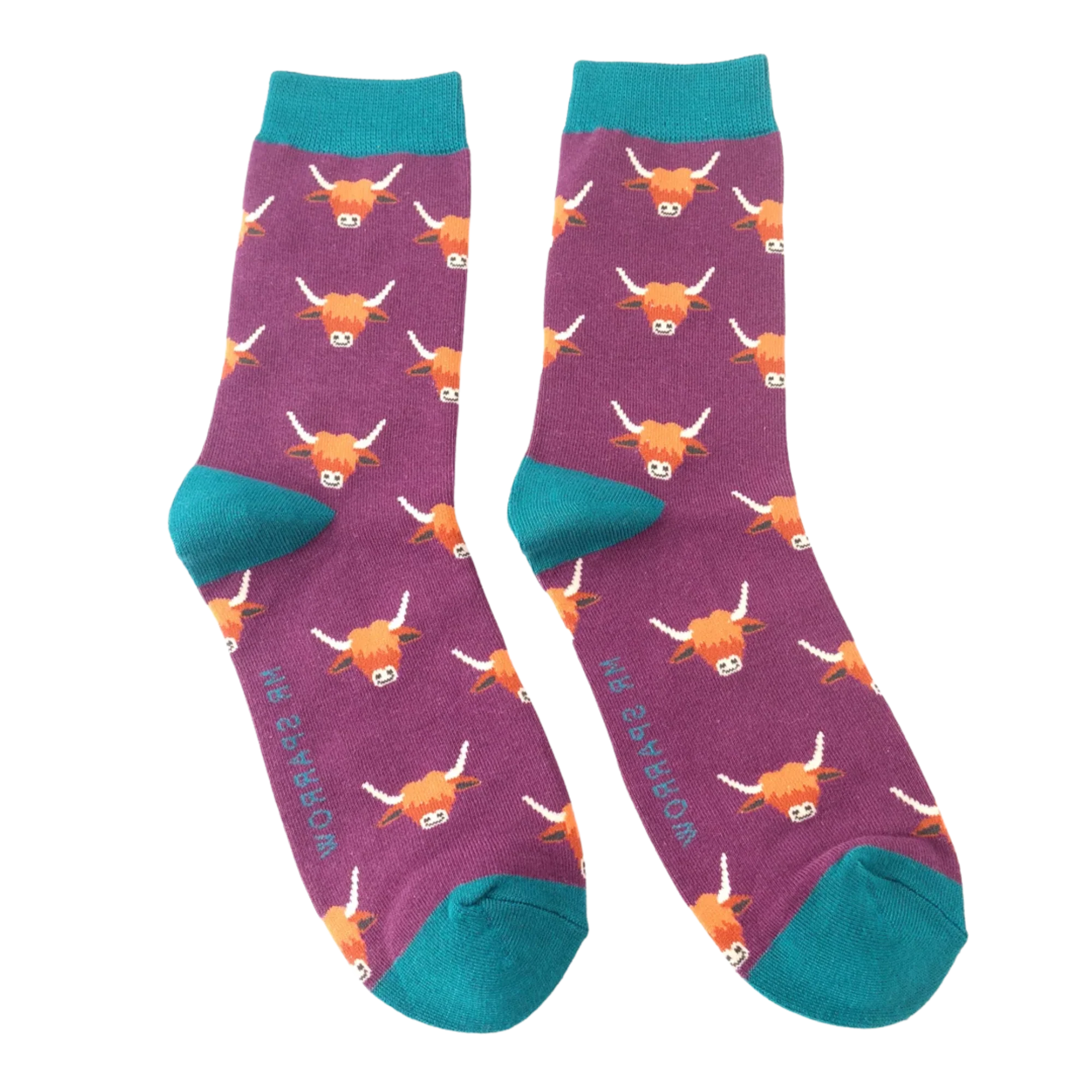 Bamboo Socks - Highland Cows - Miss Sparrow - Image 6
