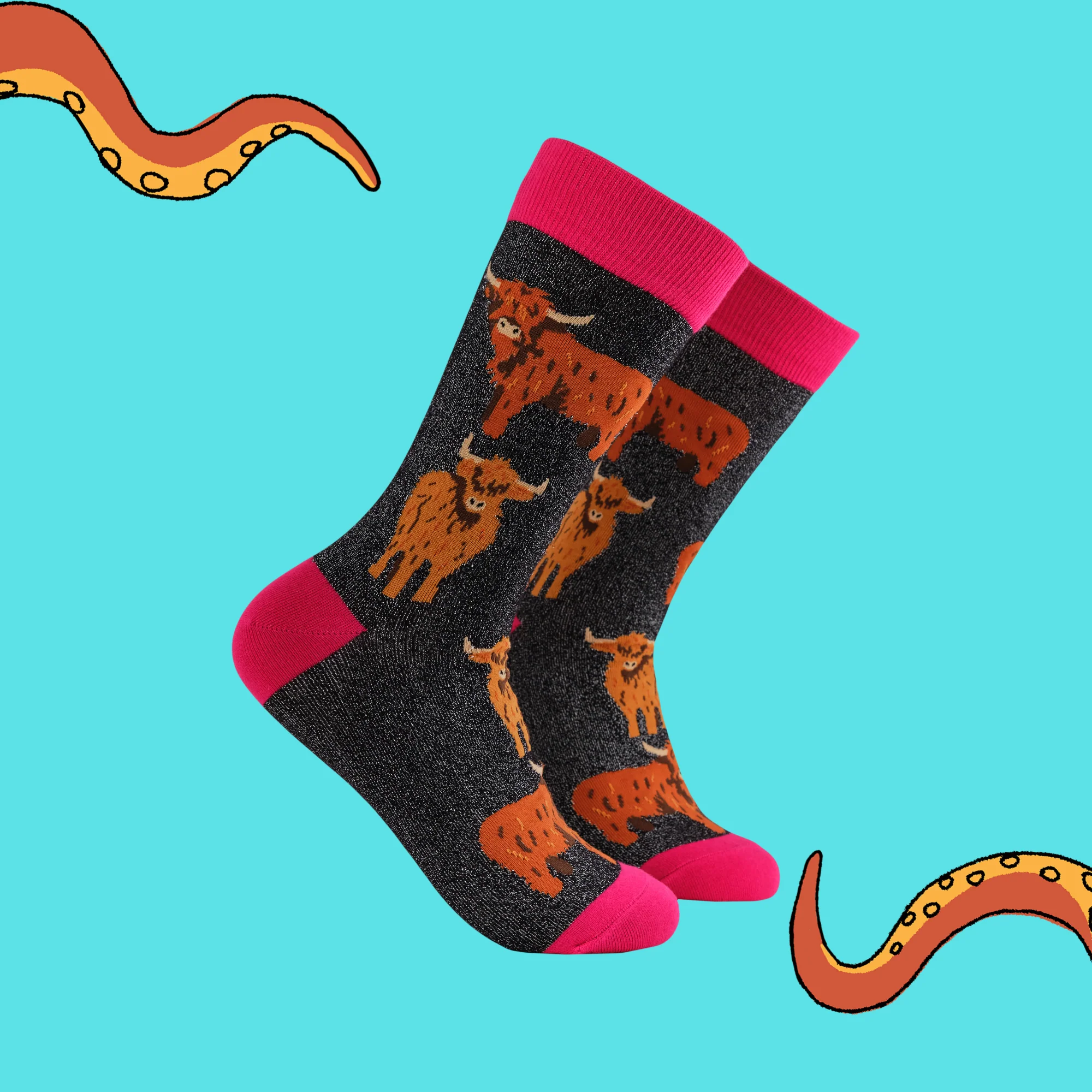 Glamour Cows Socks - Image 2
