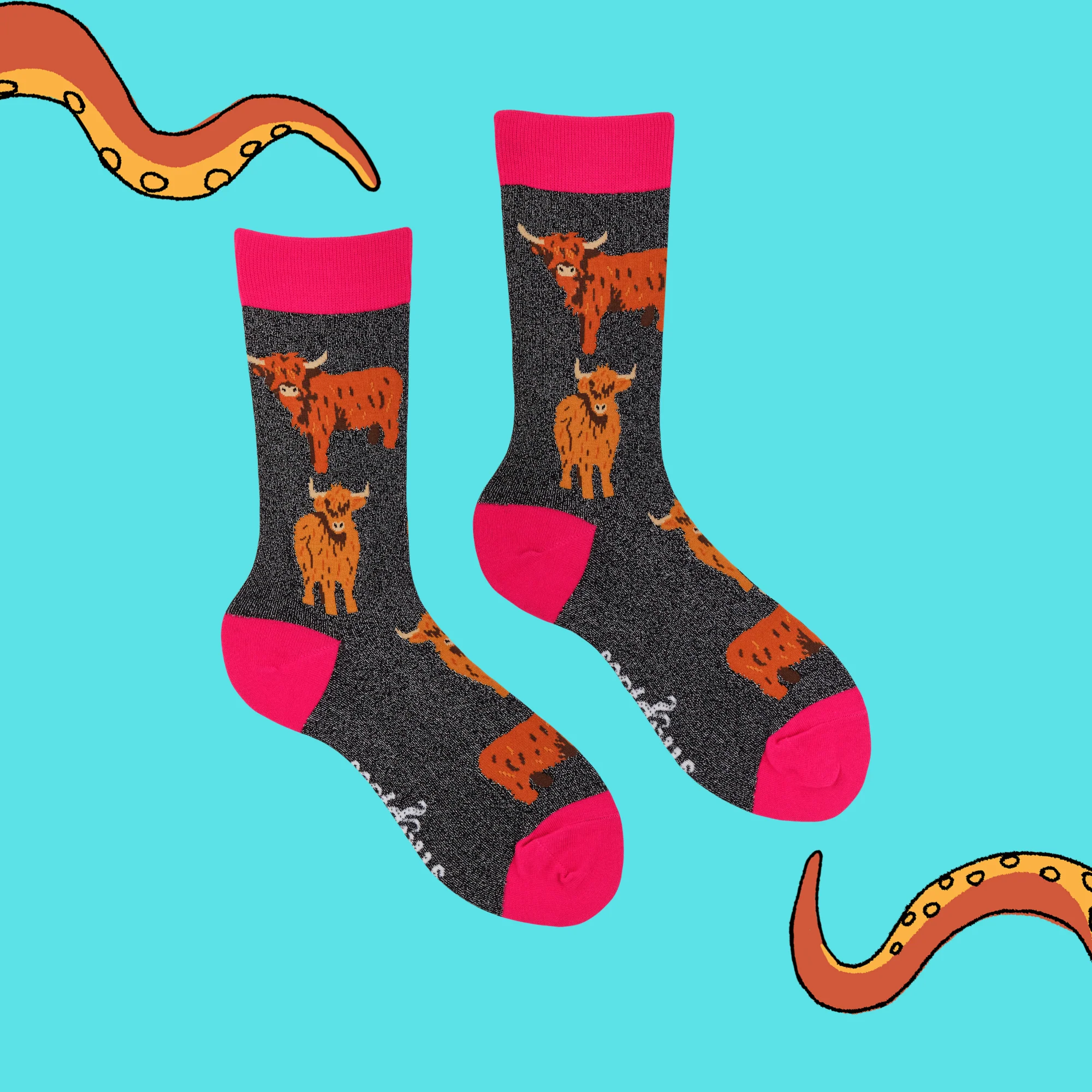 Glamour Cows Socks - Image 3