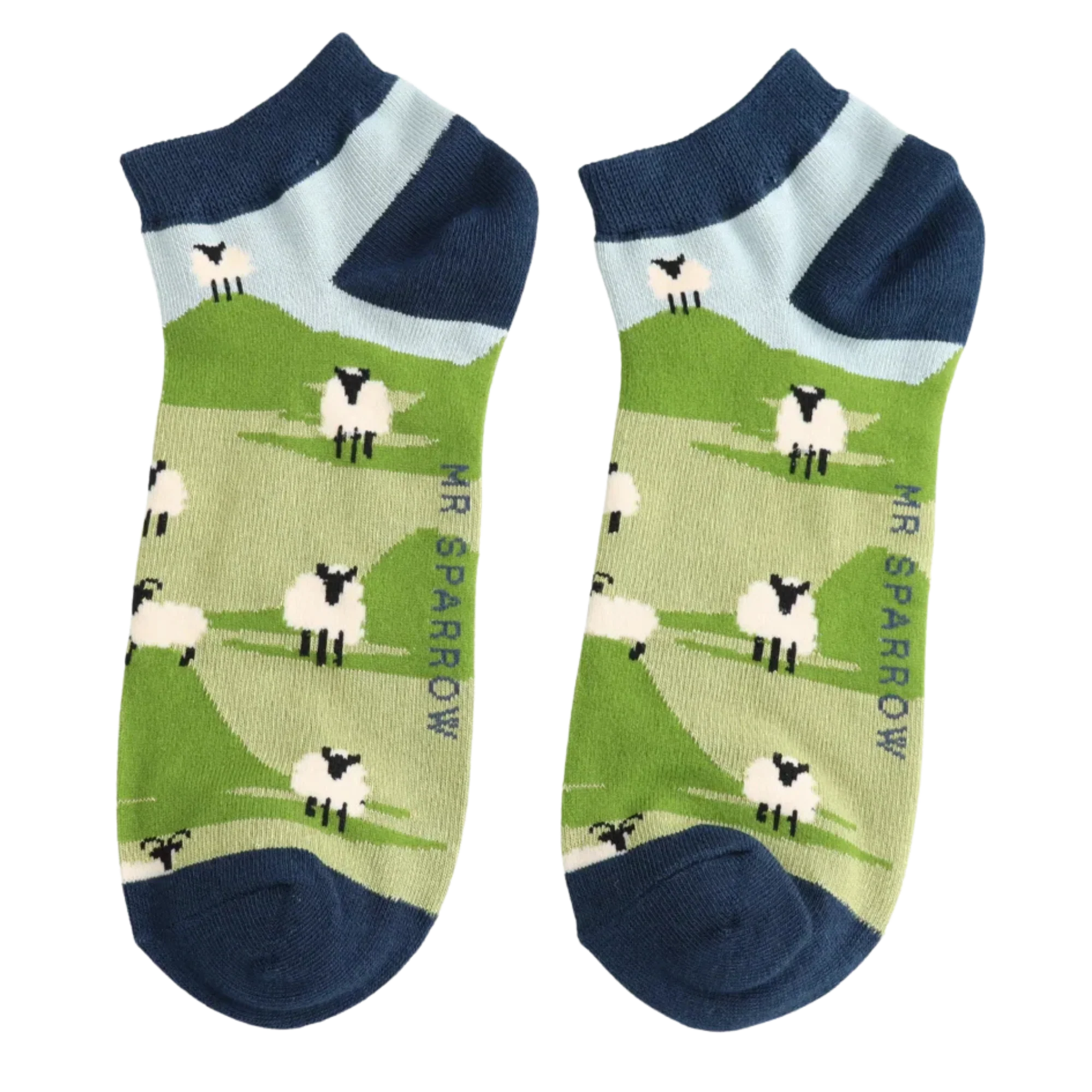 Highland Sheep Bamboo Trainer Socks