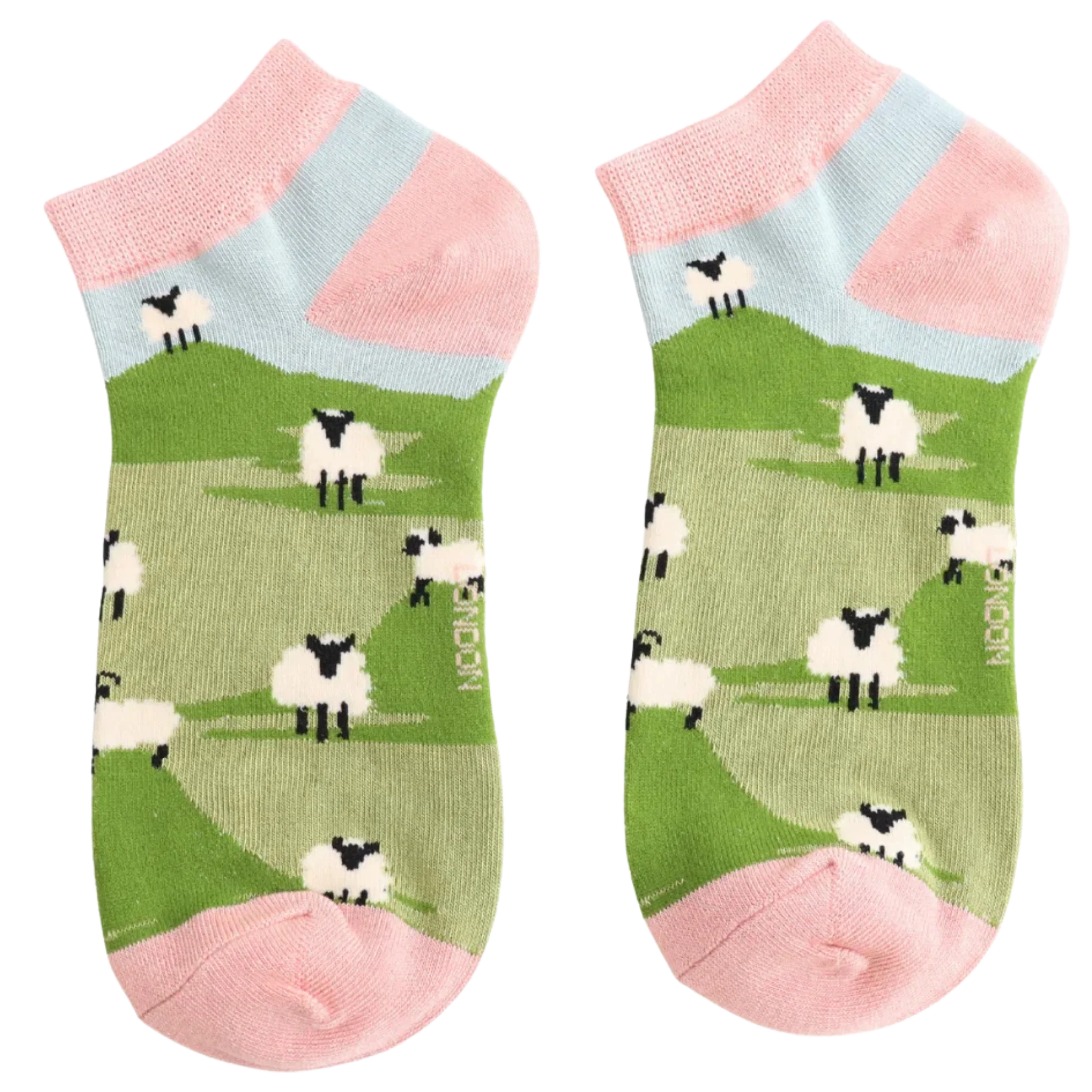 Highland Sheep Bamboo Trainer Socks - Image 2