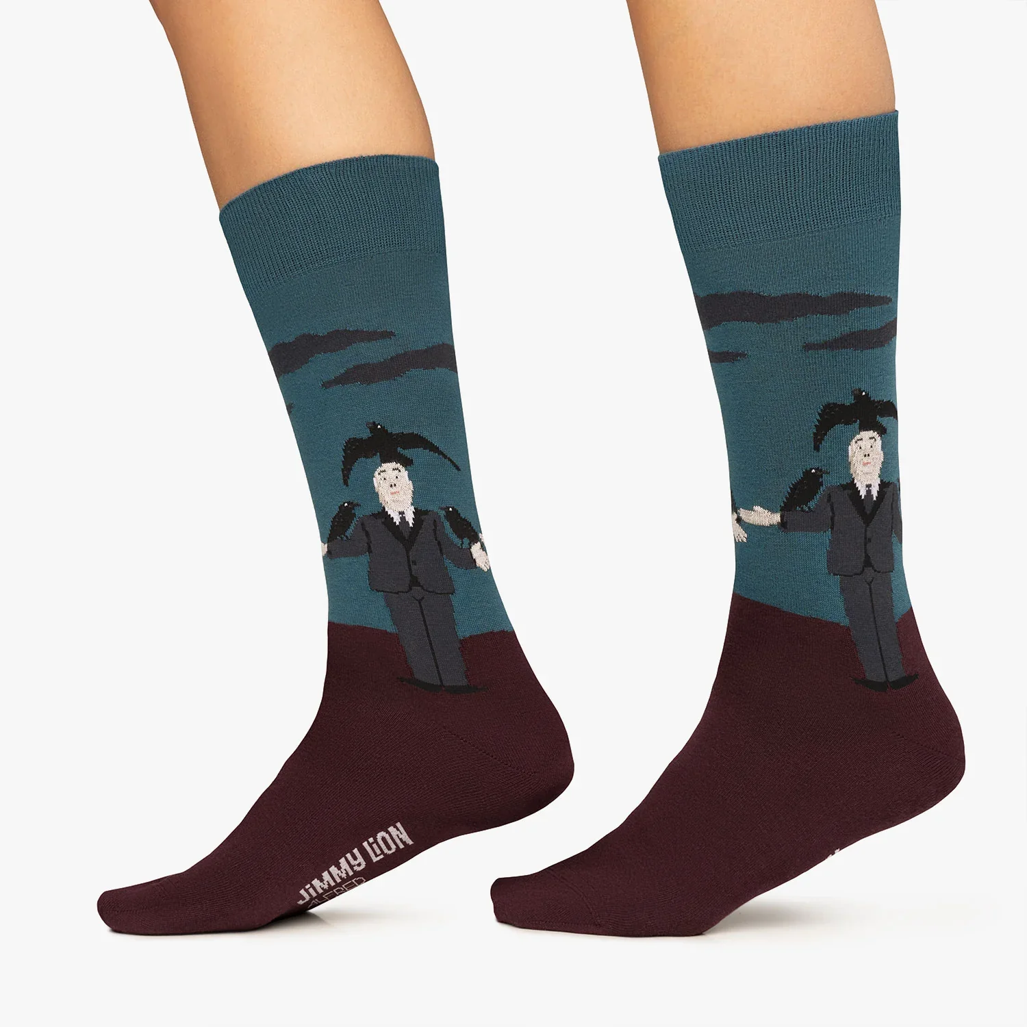 Alfred Hitchcock Crows Socks - Image 3