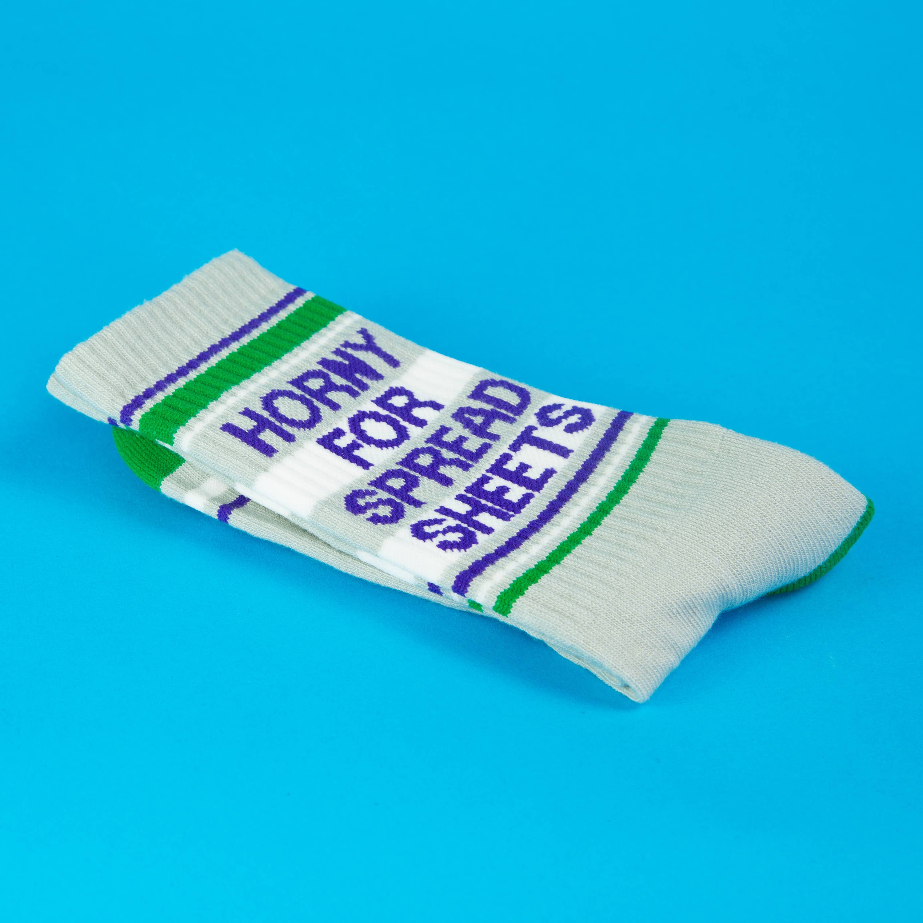 Horny For Spread Sheets Athletic Socks - Image 4