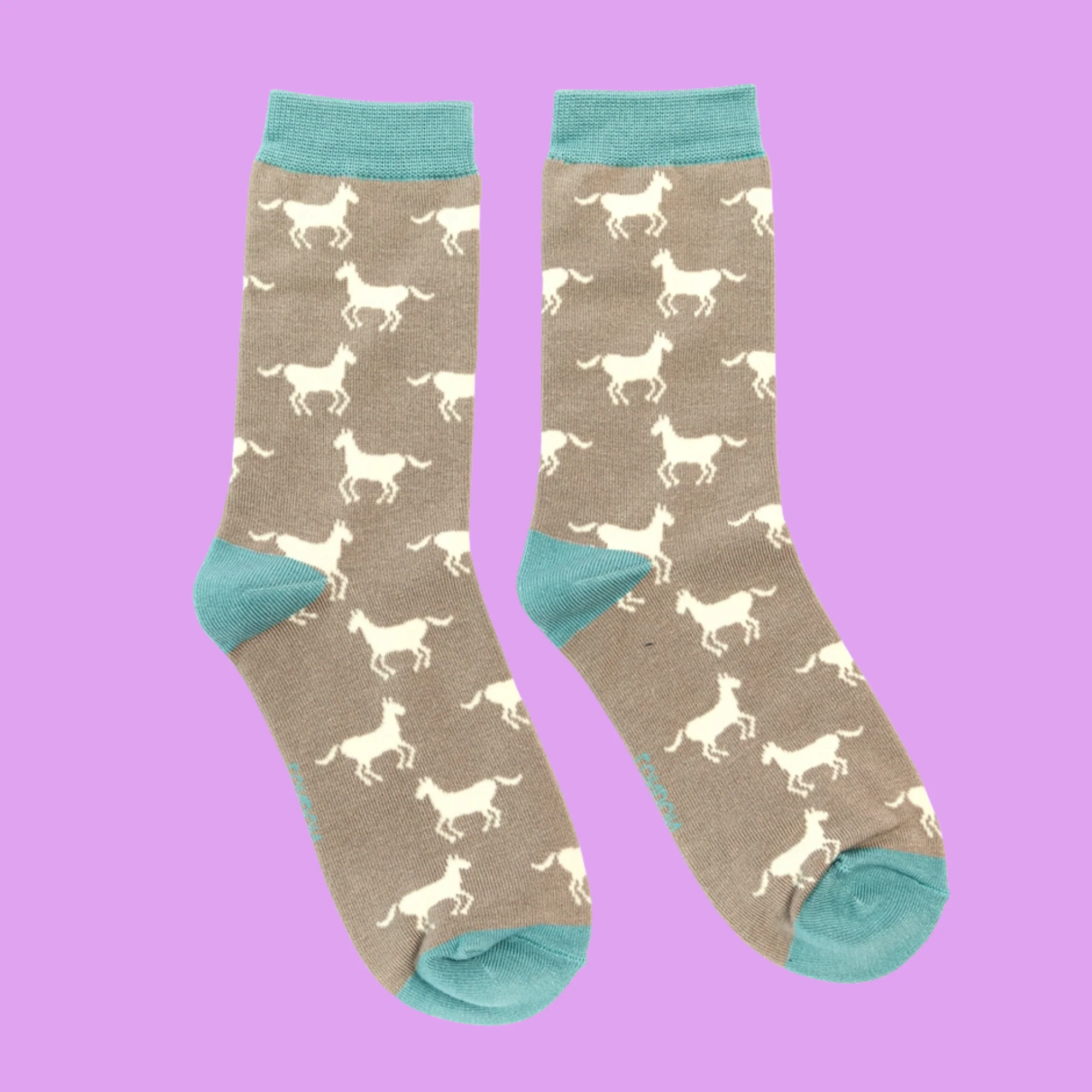 Horses Bamboo Socks - Miss Sparrow - Image 4