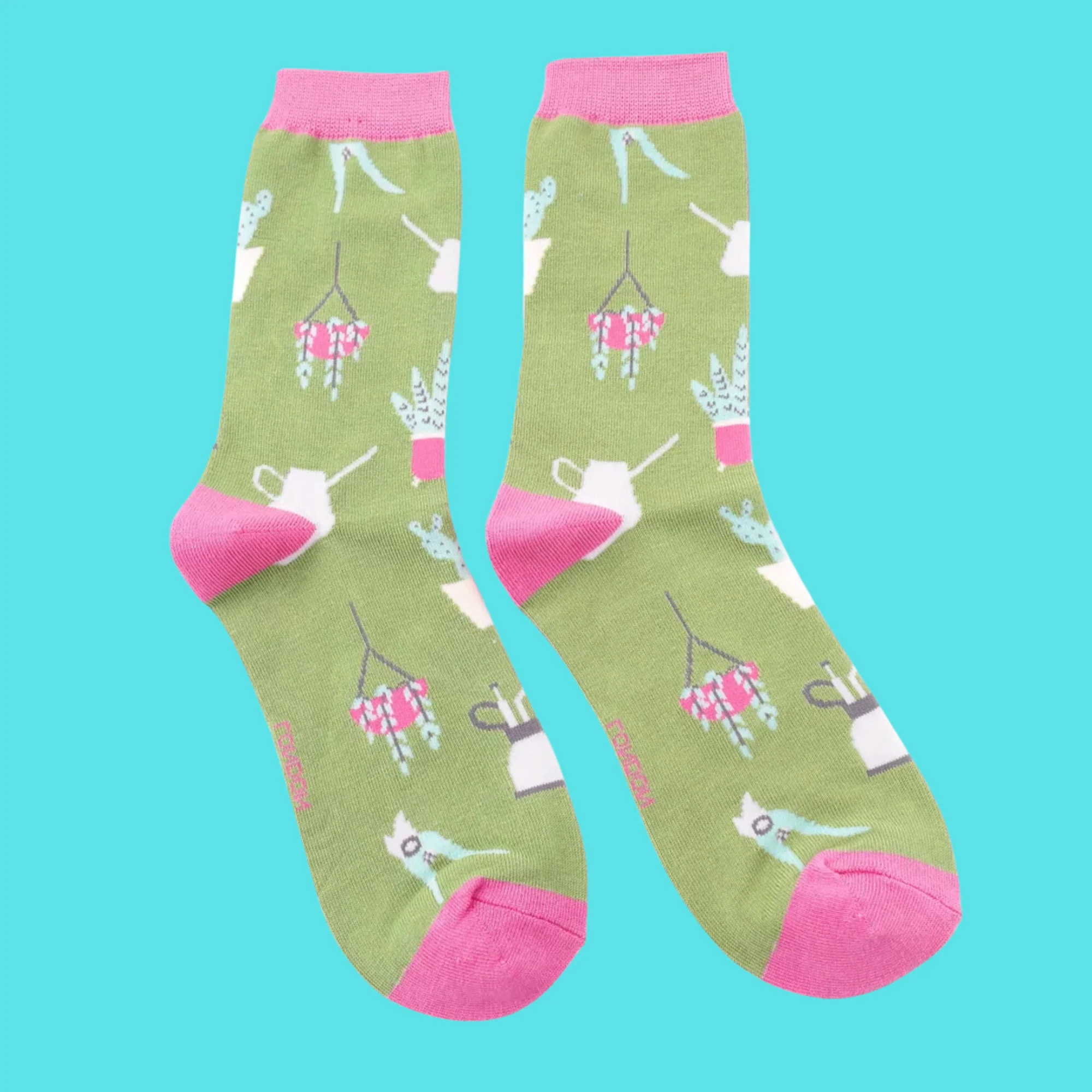 Bamboo Socks - House Plants - Miss Sparrow - Image 2