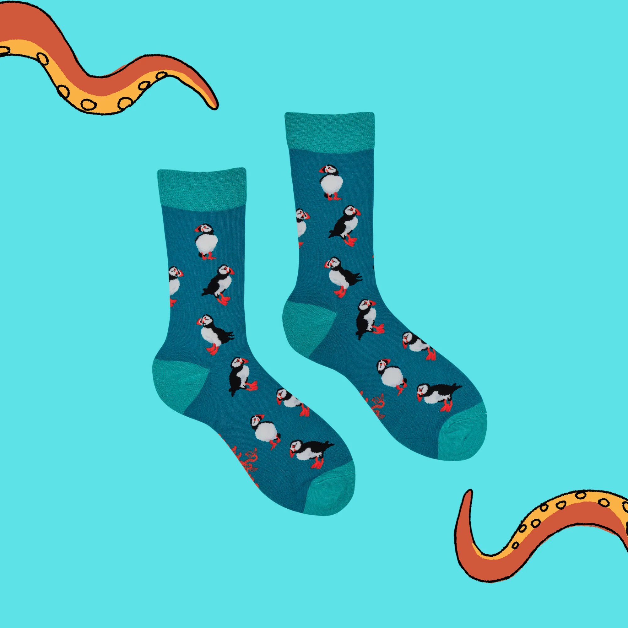 Puffin Bamboo Socks - Huffin' and Puffin' - Image 6