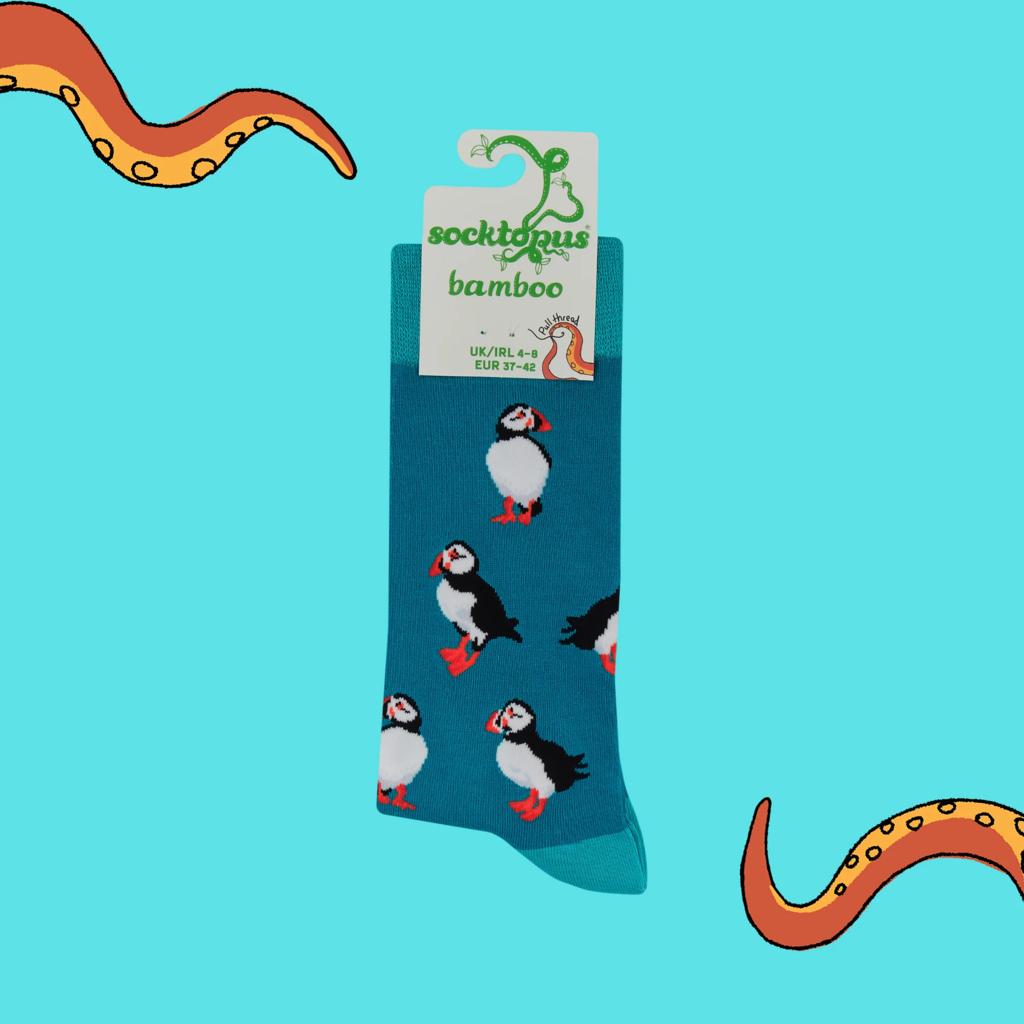 Puffin Bamboo Socks - Huffin' and Puffin' - Image 8