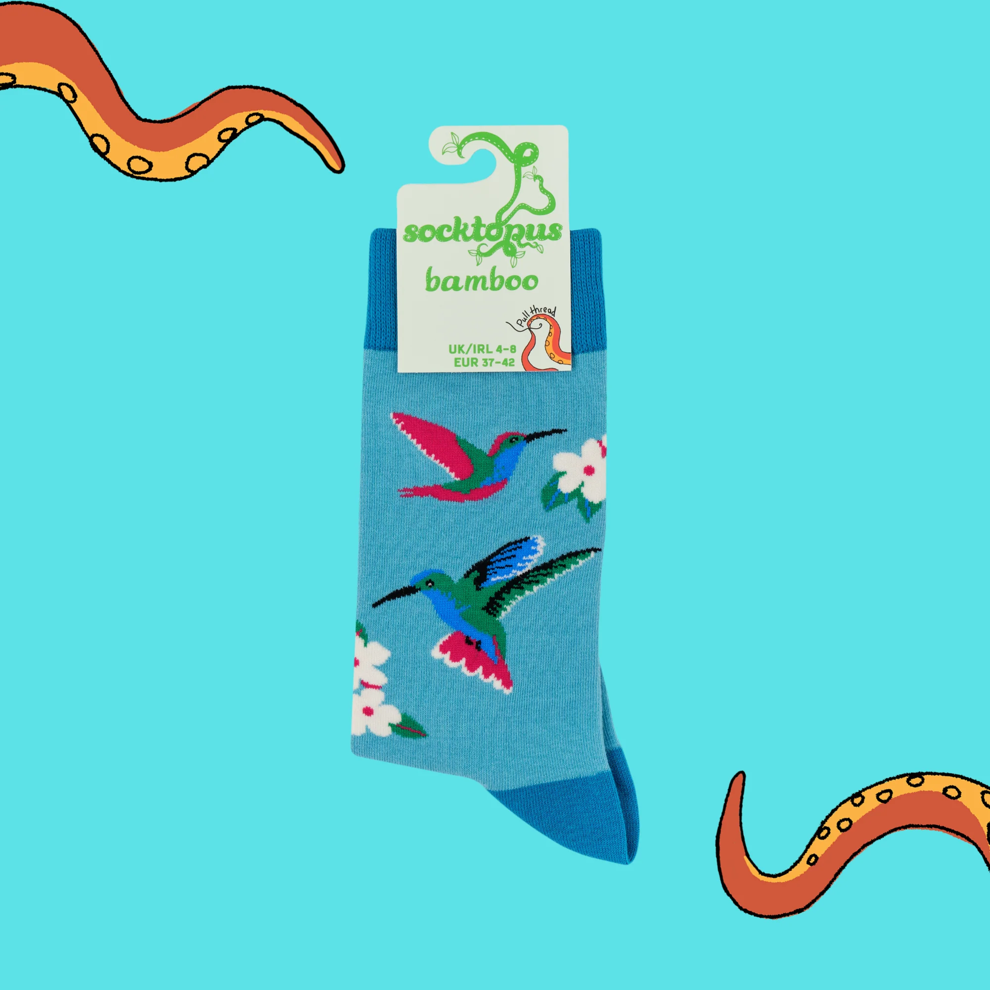 Bamboo Socks - Hummingbird - Hummmazing - Image 4