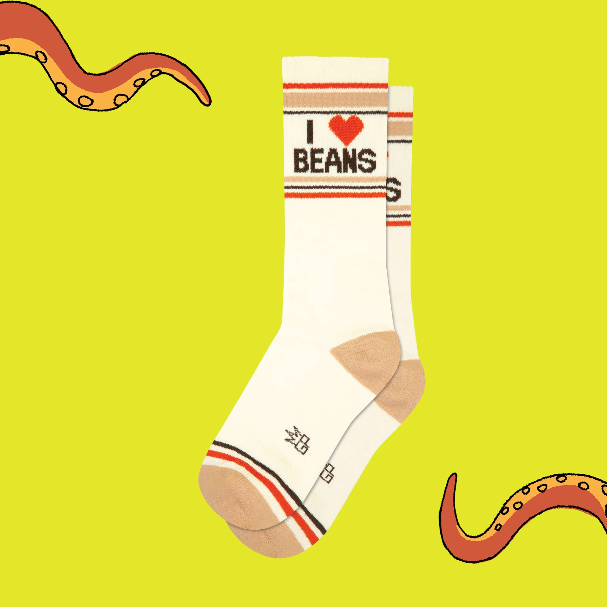 I Love Beans Athletic Socks - Image 2