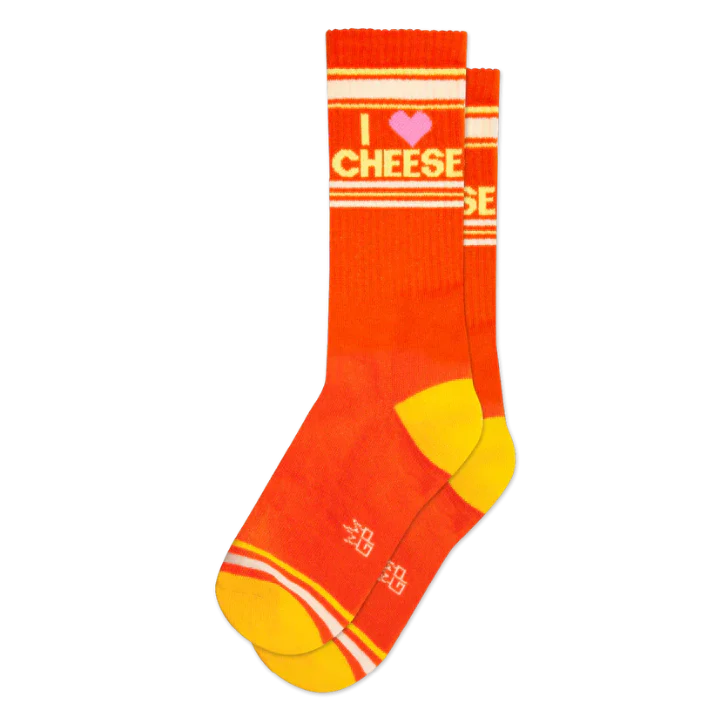 I Love Cheese Athletic Socks