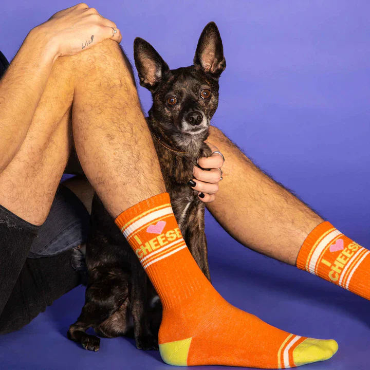 I Love Cheese Athletic Socks - Image 4