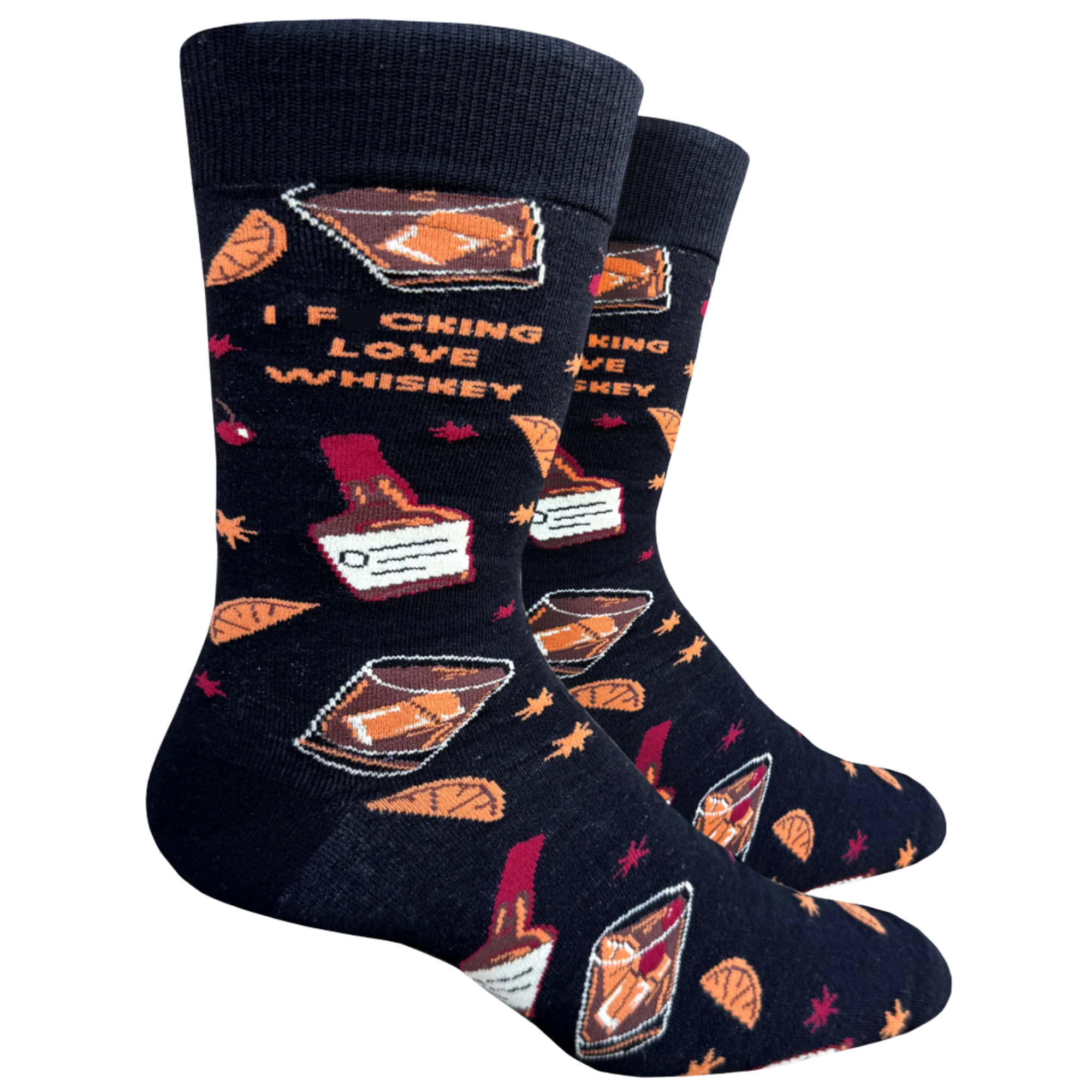 I F**king Love Whiskey Socks - Large