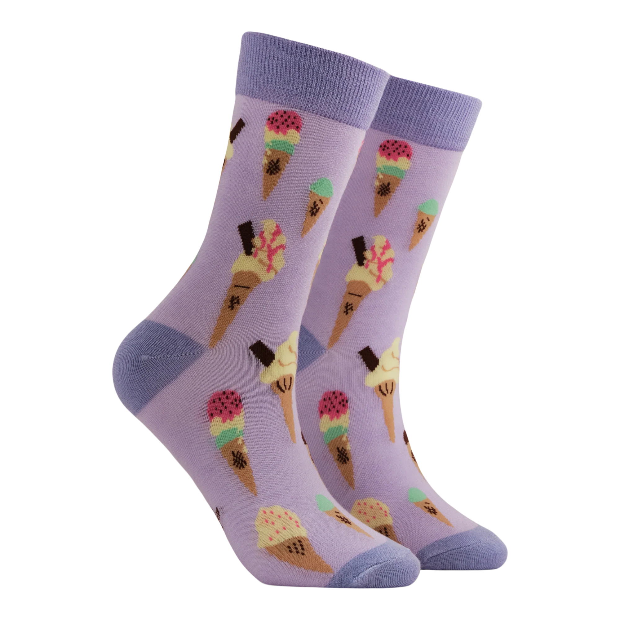 Ice Cream Mini Bamboo Socks - Ice Cream You Scream