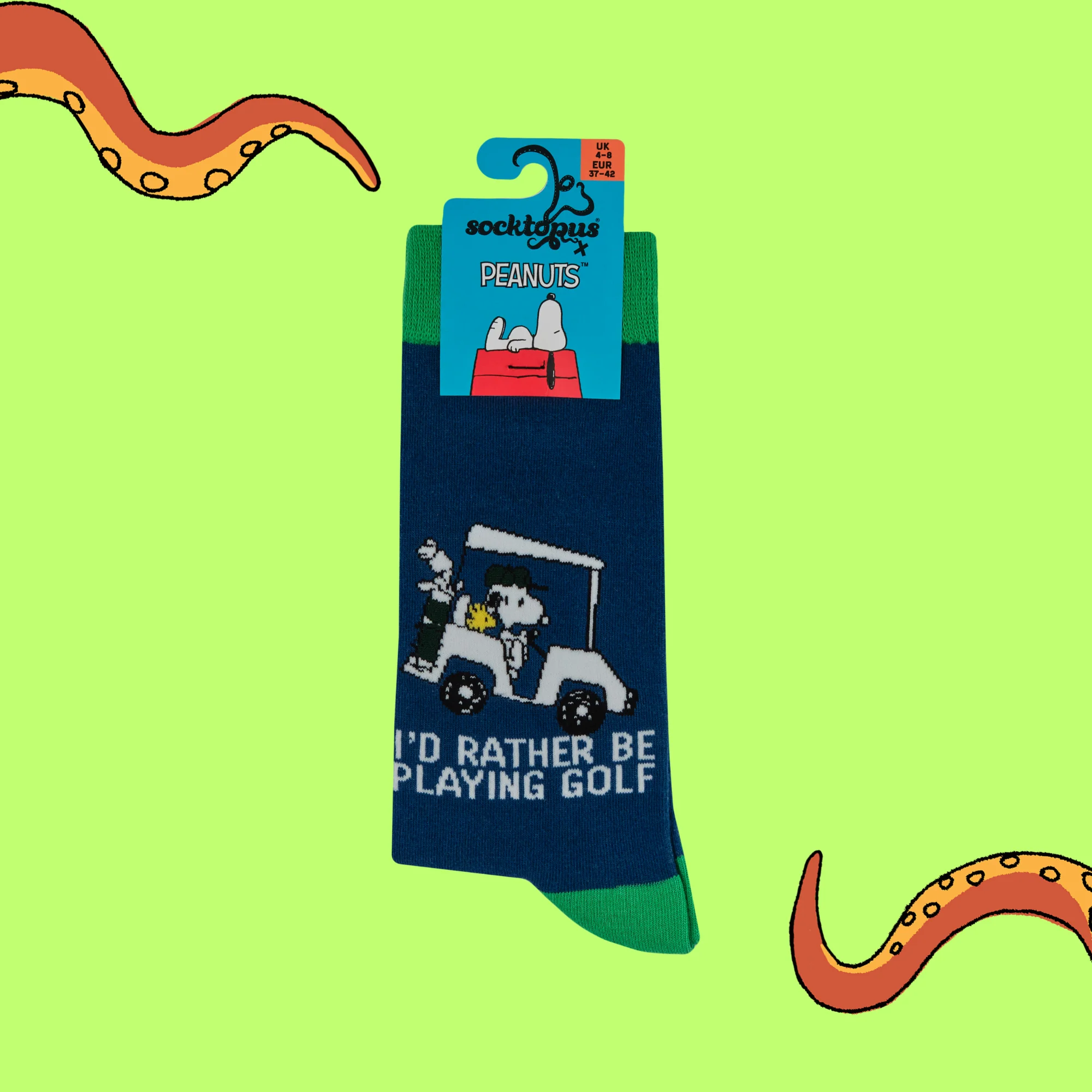 I'd Rather be Playing Golf Socks - Peanuts - Image 4