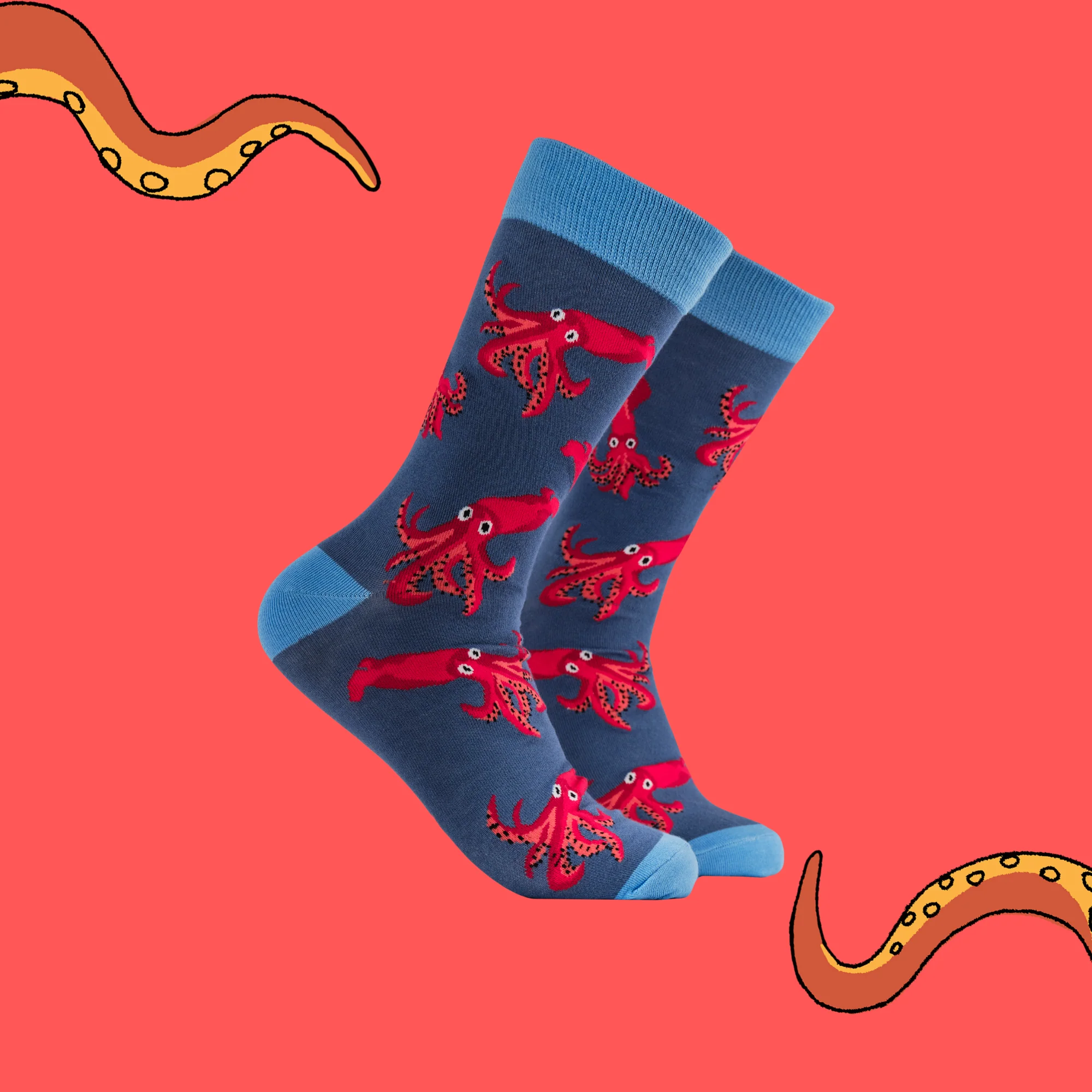 Bamboo Socks - Squid - I'm Just Squidding - Image 2
